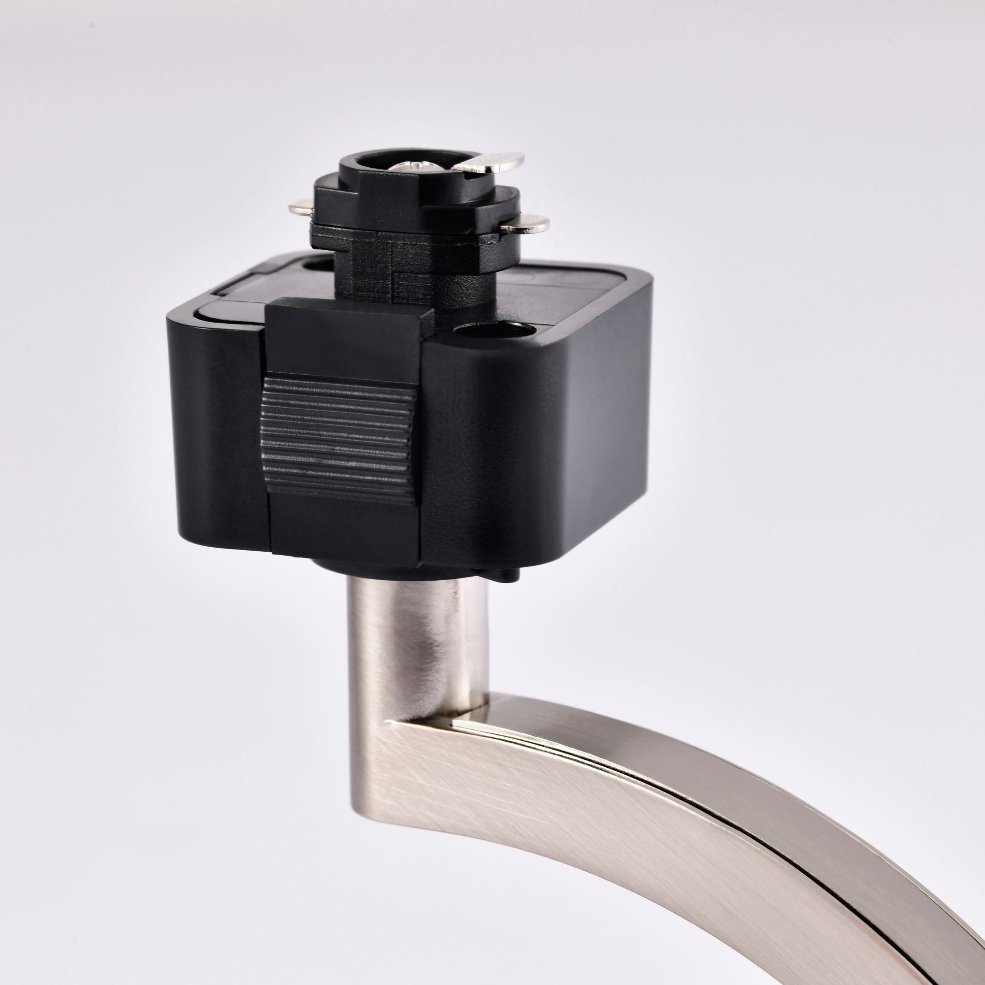 Satco Orb Track Head, H-Type, Brushed Nickel, Selectable CCT, 1020 Lumens, 24° Beam Angle