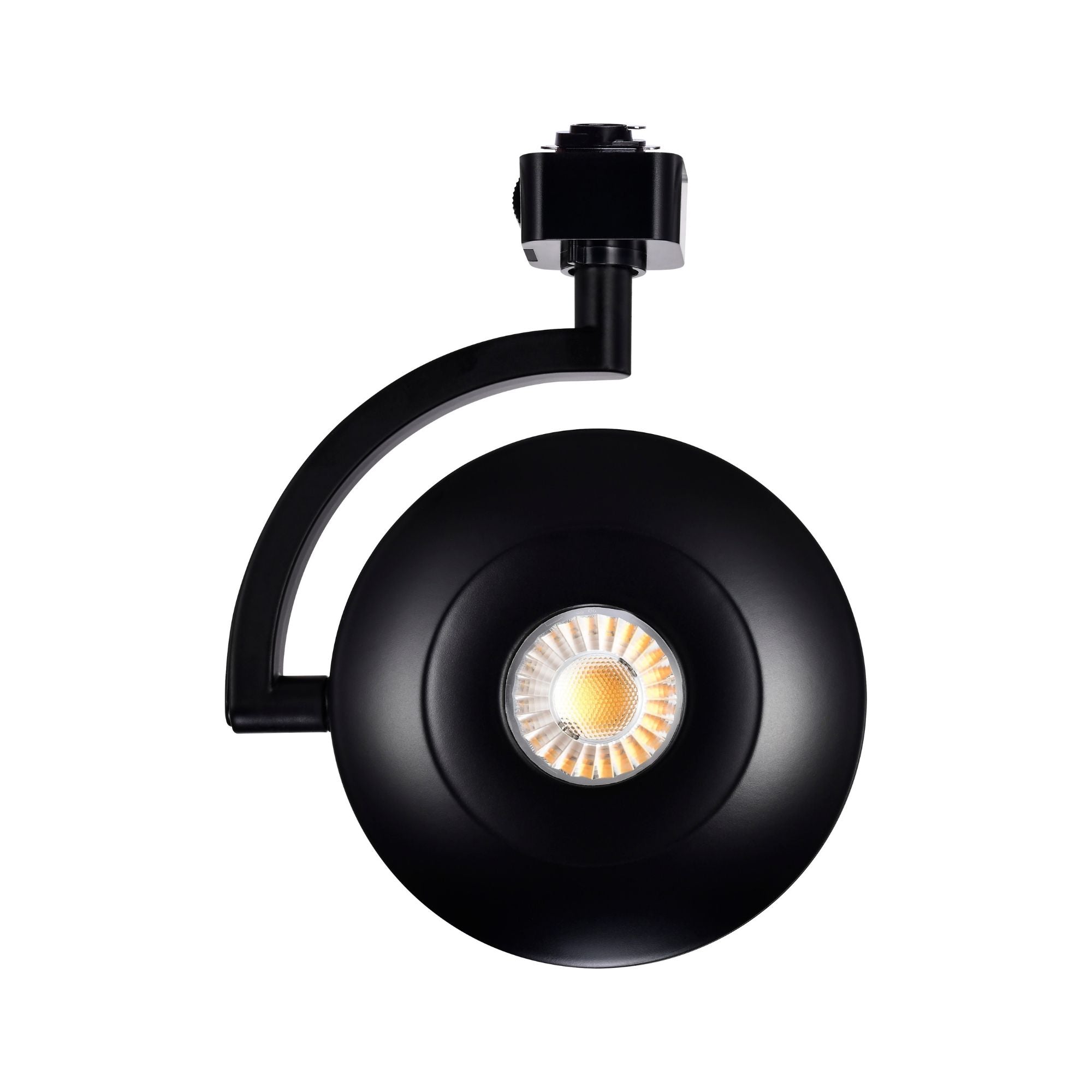 Satco Orb Track Head, H-Type, Black, Selectable CCT, 1020 Lumens, 36° Beam Angle