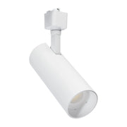 LED Track Head Adjustable Cylinder 20W 1400 Lumens, Selectable CCT, Halo, 36°, White