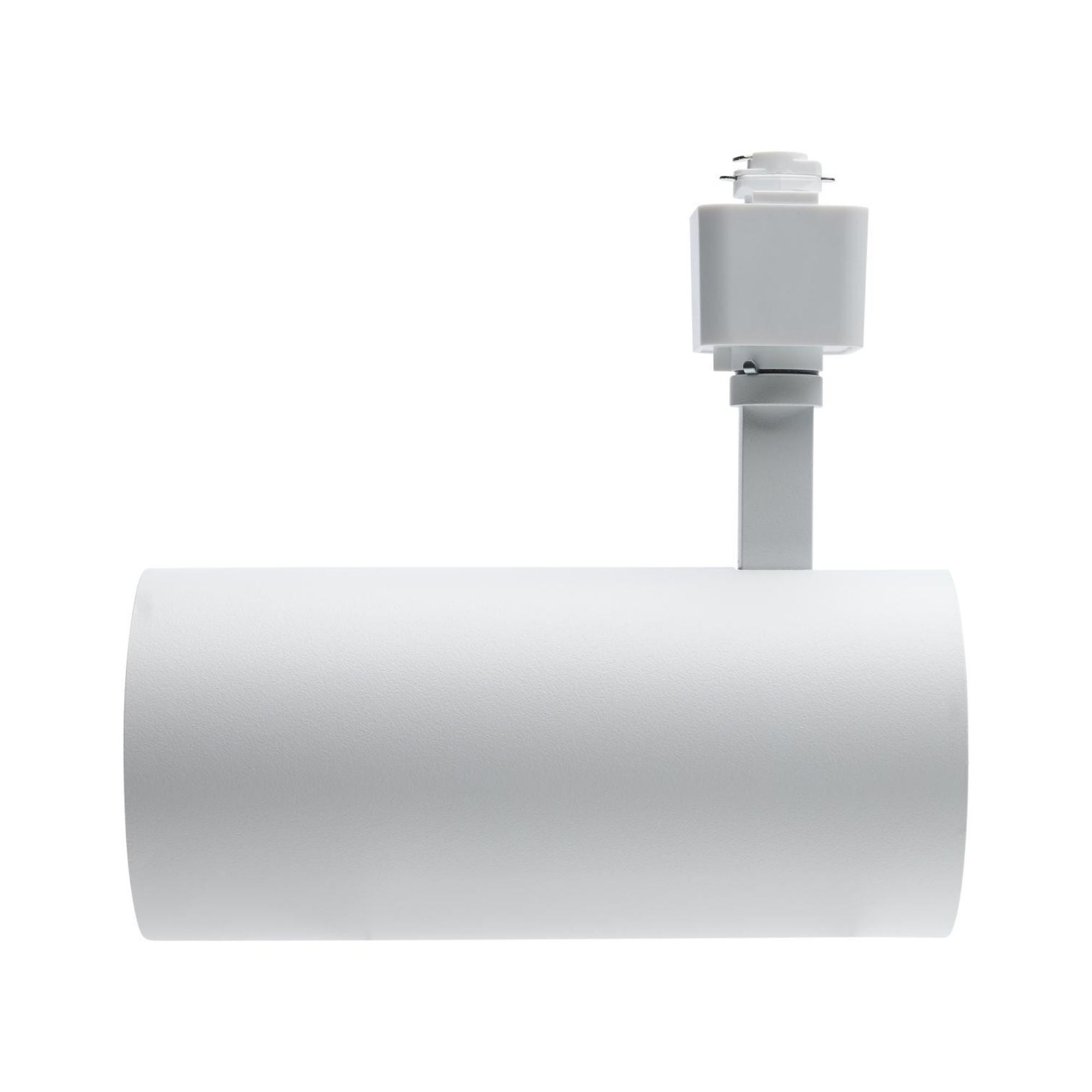 LED Track Head Adjustable Cylinder 30W 2100 Lumens, Selectable CCT, Halo, 48°, White