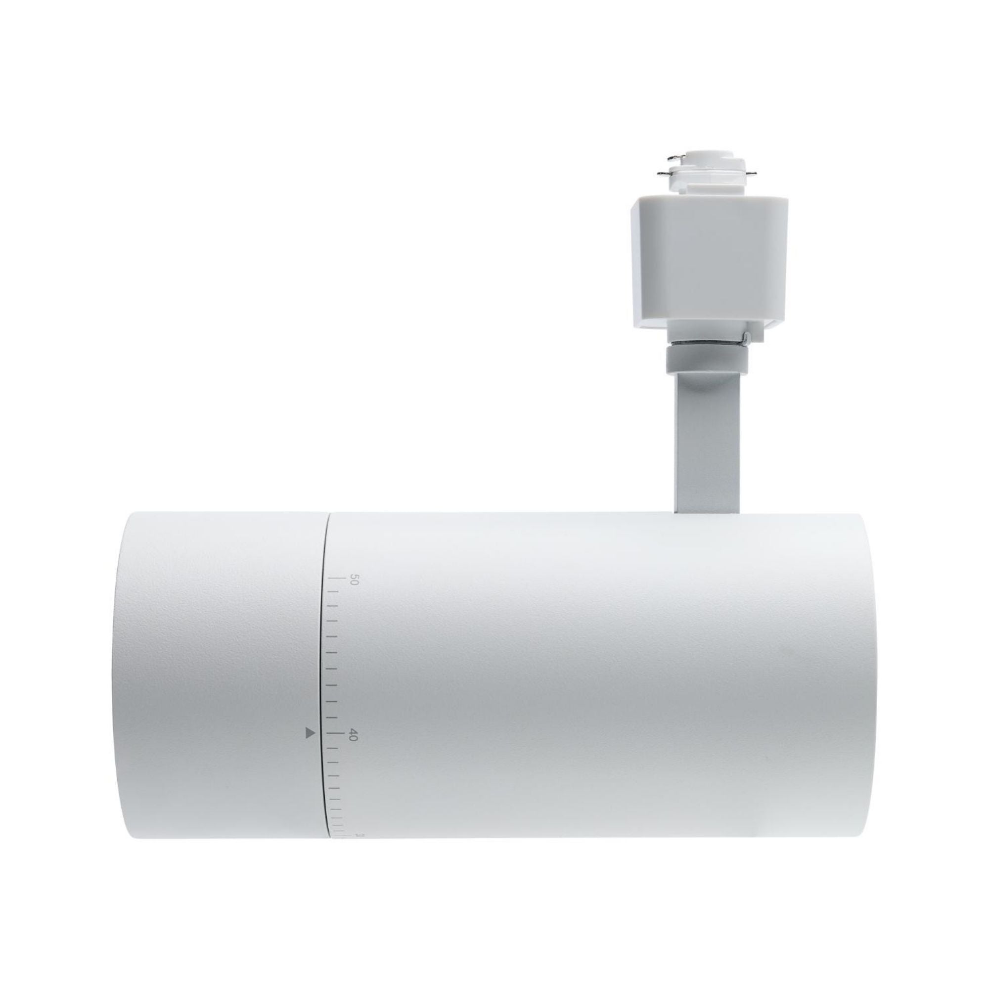 Beam Adjustable LED Track Head 30W 2100 Lumens, Selectable CCT, Halo, 20°- 50°, White
