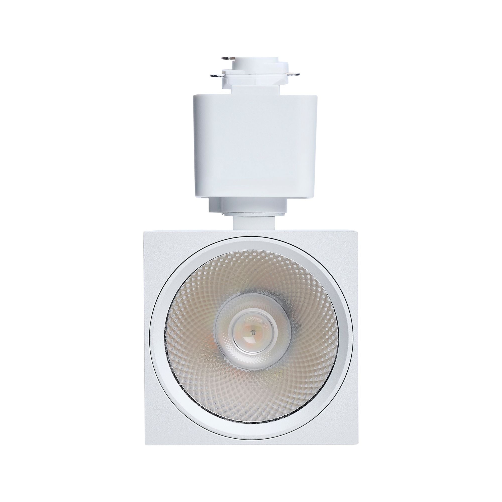Satco Square Track Head, H-Type, White, Selectable CCT, 500 Lumens, 36° Beam Angle