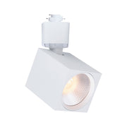 Satco Square Track Head, H-Type, White, Selectable CCT, 500 Lumens, 48° Beam Angle