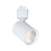 Satco Round Track Head, H-Type, White, Selectable CCT, 500 Lumens, 36° Beam Angle
