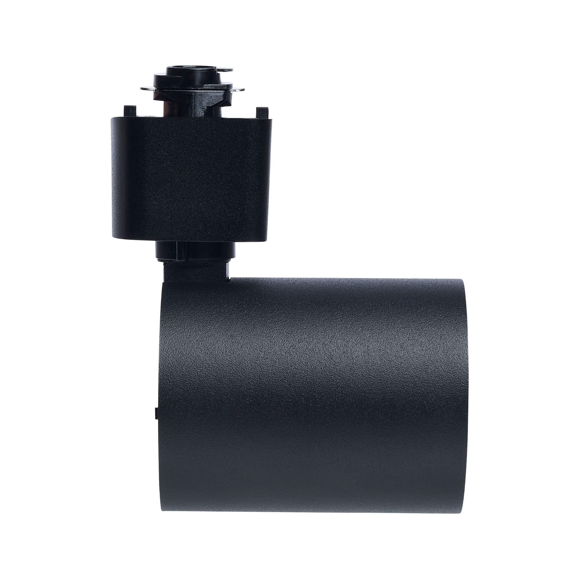 Satco Round Track Head, H-Type, Black, Selectable CCT, 500 Lumens, 36° Beam Angle