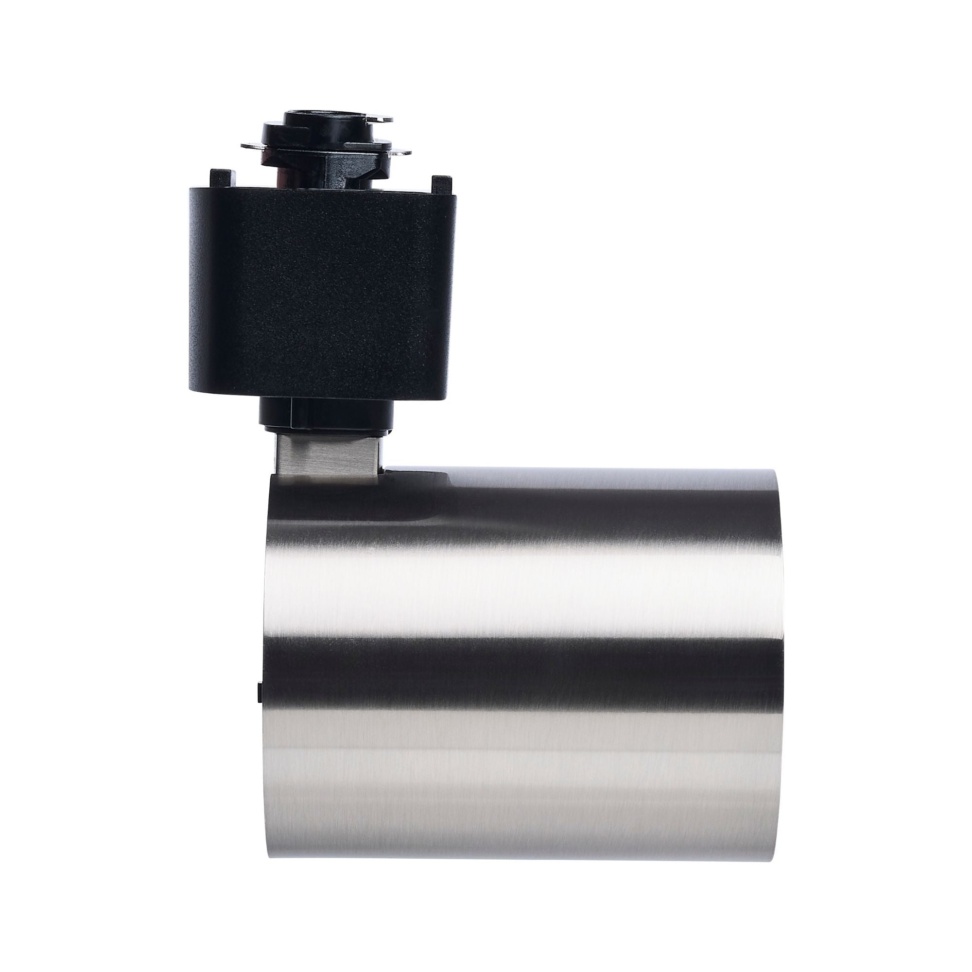 Satco Round Track Head, H-Type, Brushed Nickel, Selectable CCT, 500 Lumens, 48° Beam Angle