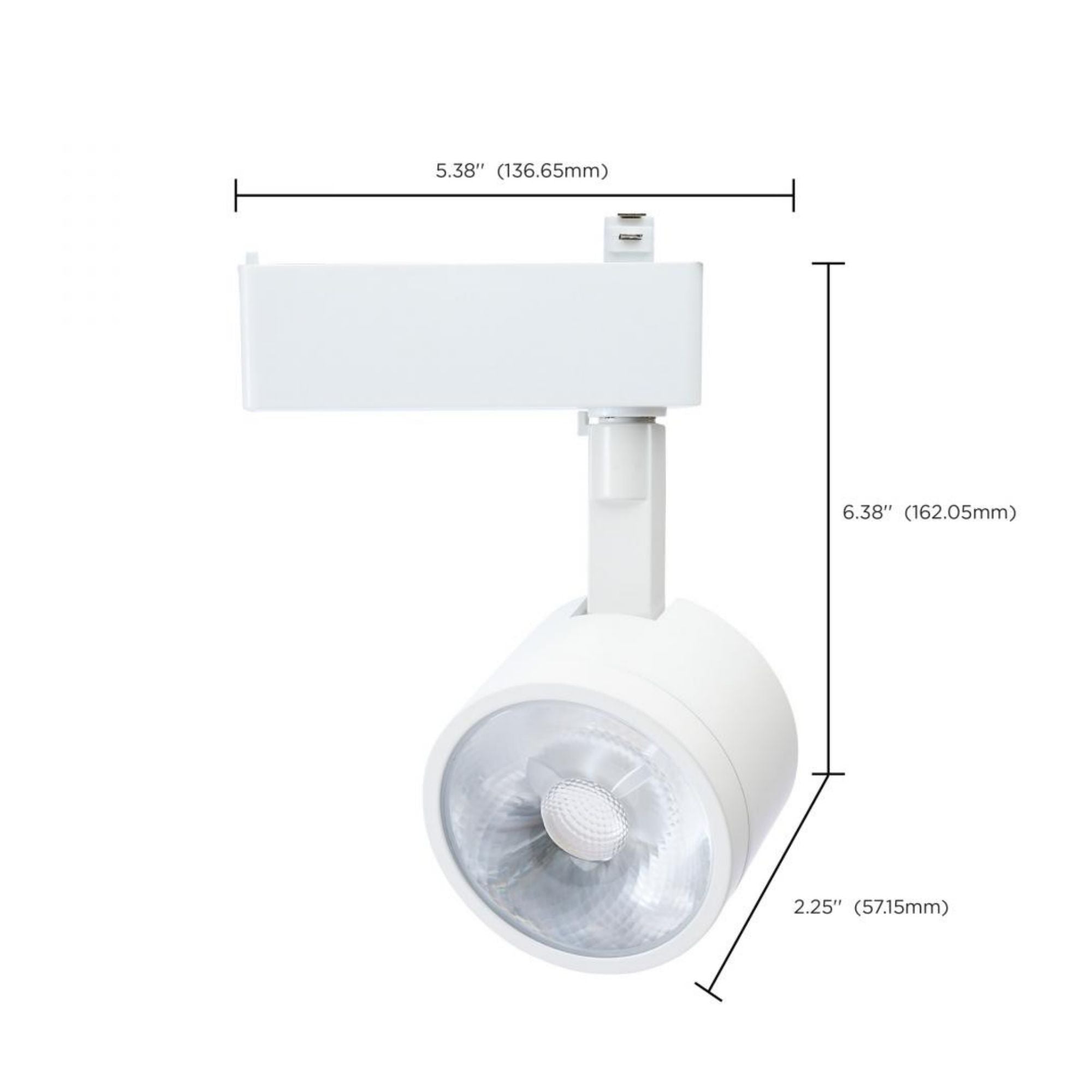 Starfish Smart Round LED Track Head, 1100 Lumens, RGBTW, Halo, 36°, White