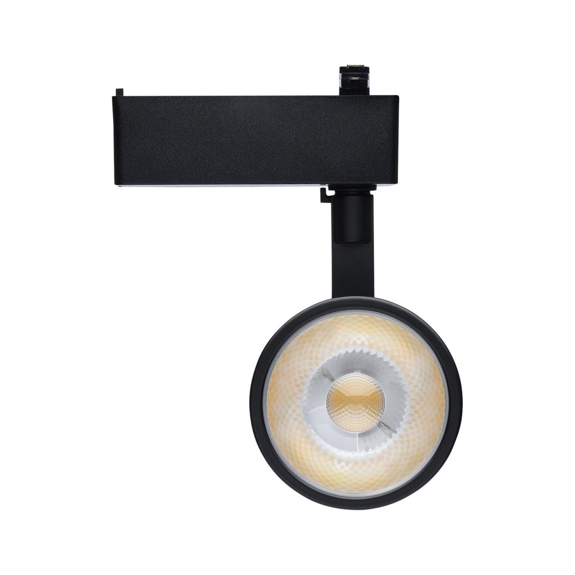 Starfish Smart Round LED Track Head, 1100 Lumens, RGBTW, Halo, 36°, Black