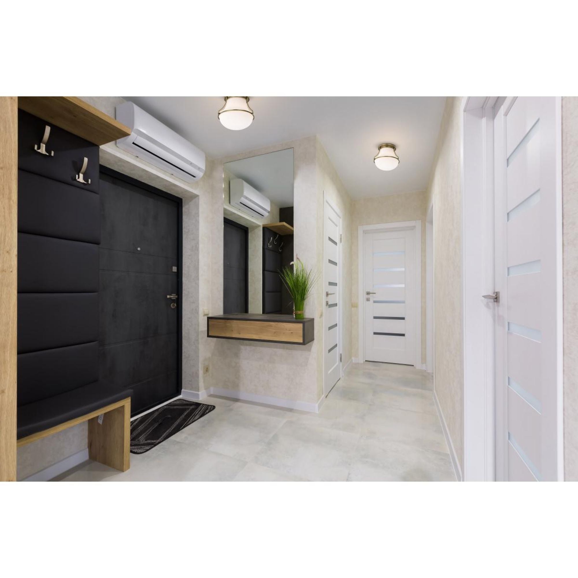 Valdora 10" Flush Mount, Natural Brass Finish
