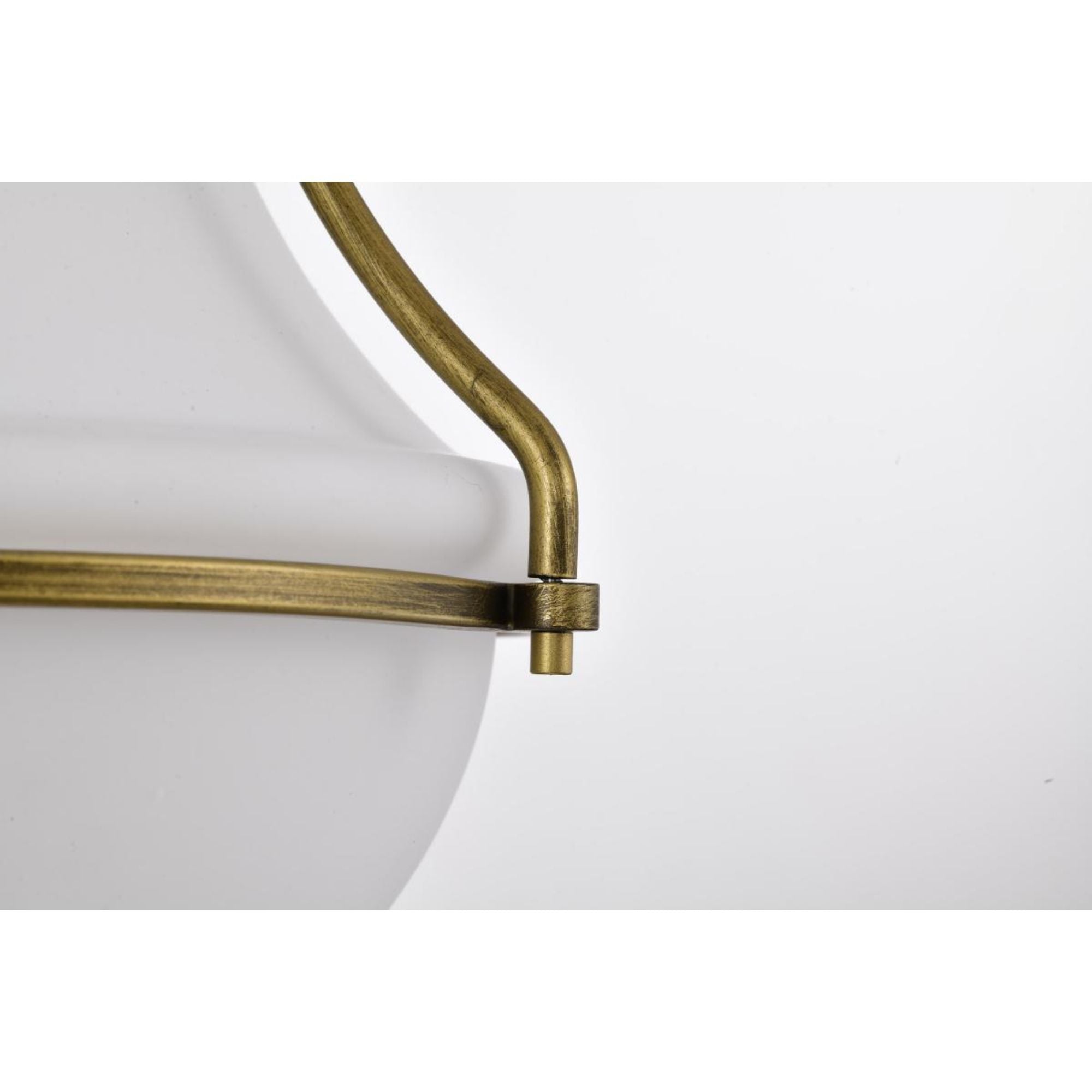 Valdora 14" Flush Mount, Natural Brass Finish
