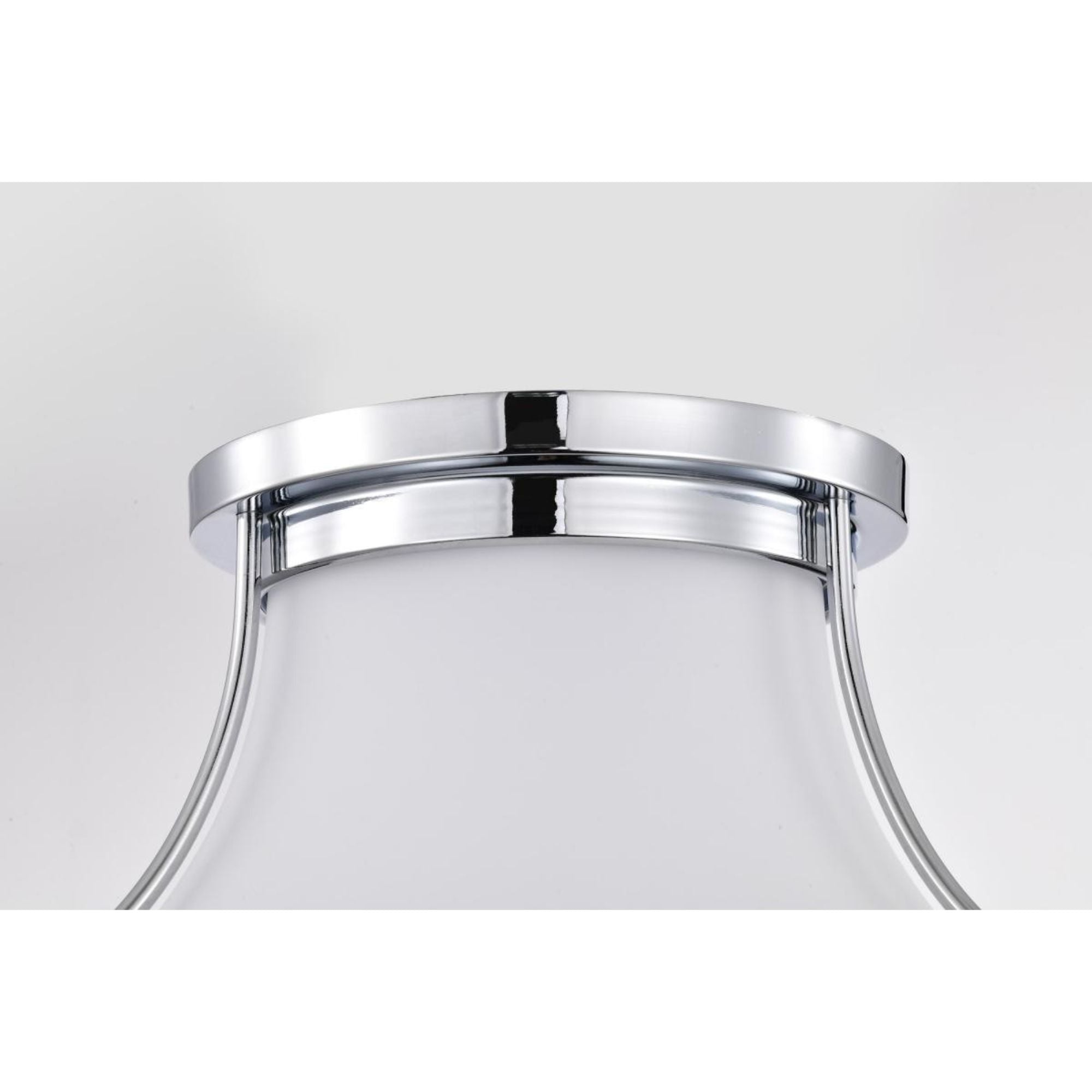 Valdora 10" Flush Mount, Polished Nickel Finish