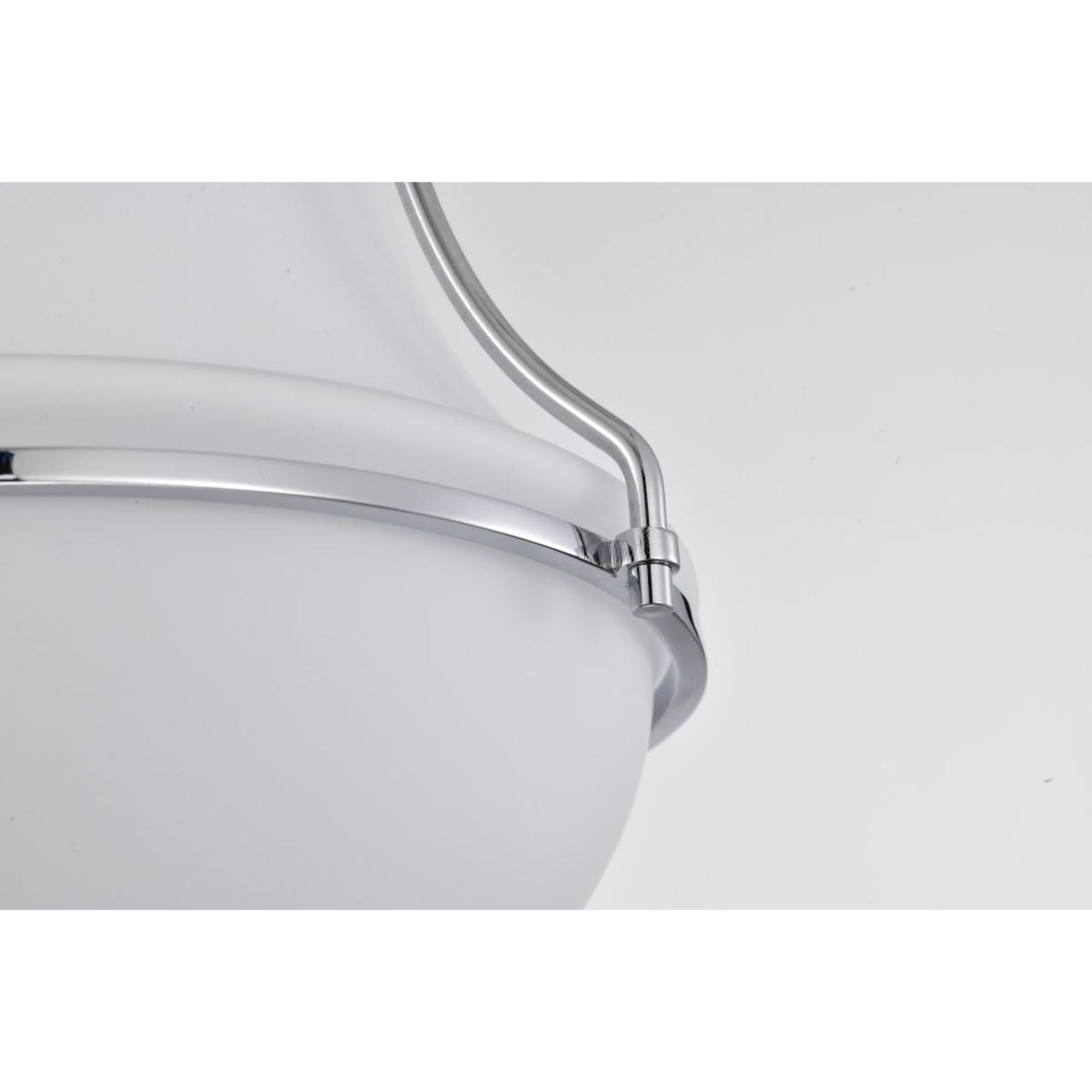 Valdora 10" Flush Mount, Polished Nickel Finish