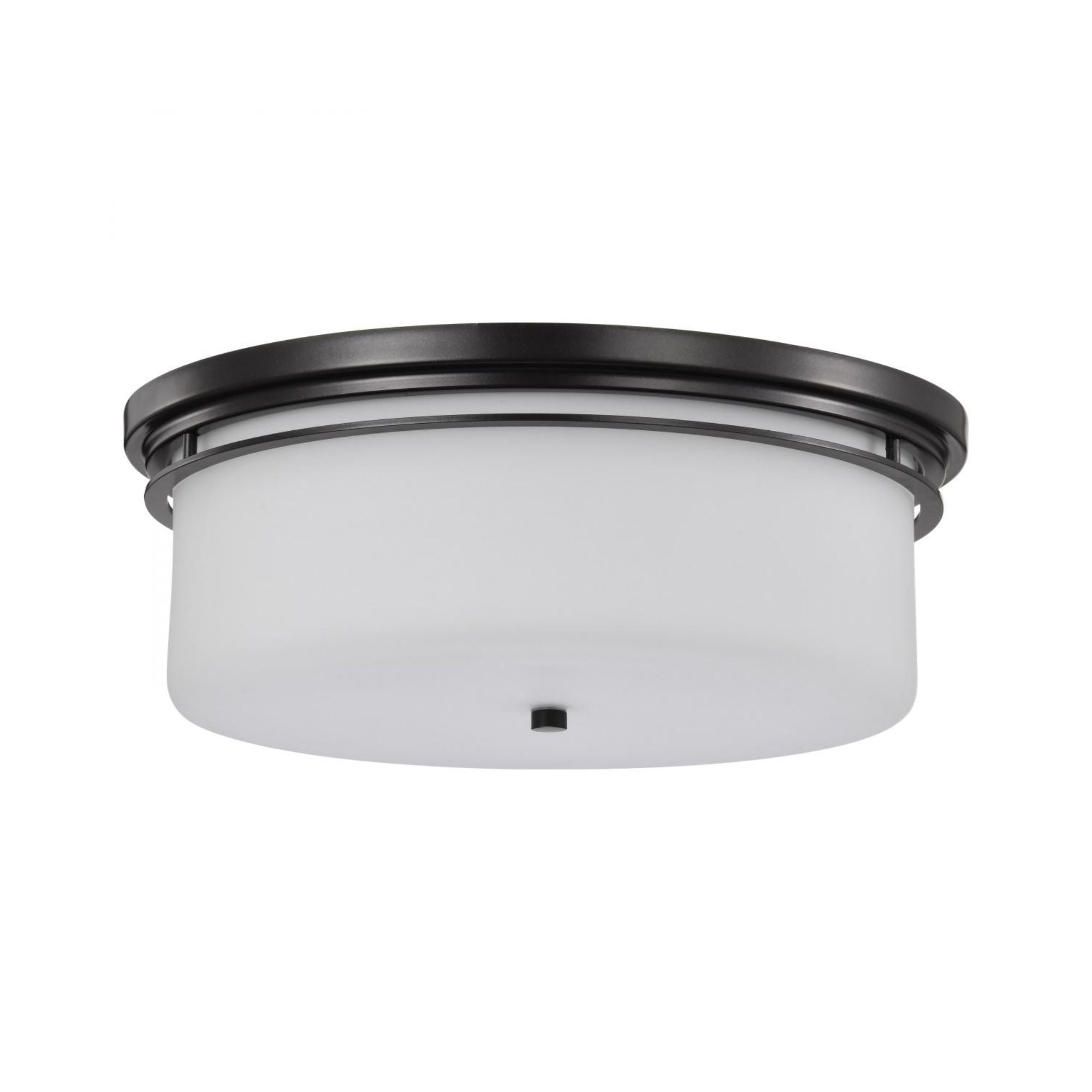 Warren 24" 2 Lights Flush Mount, Gun Metal Finish