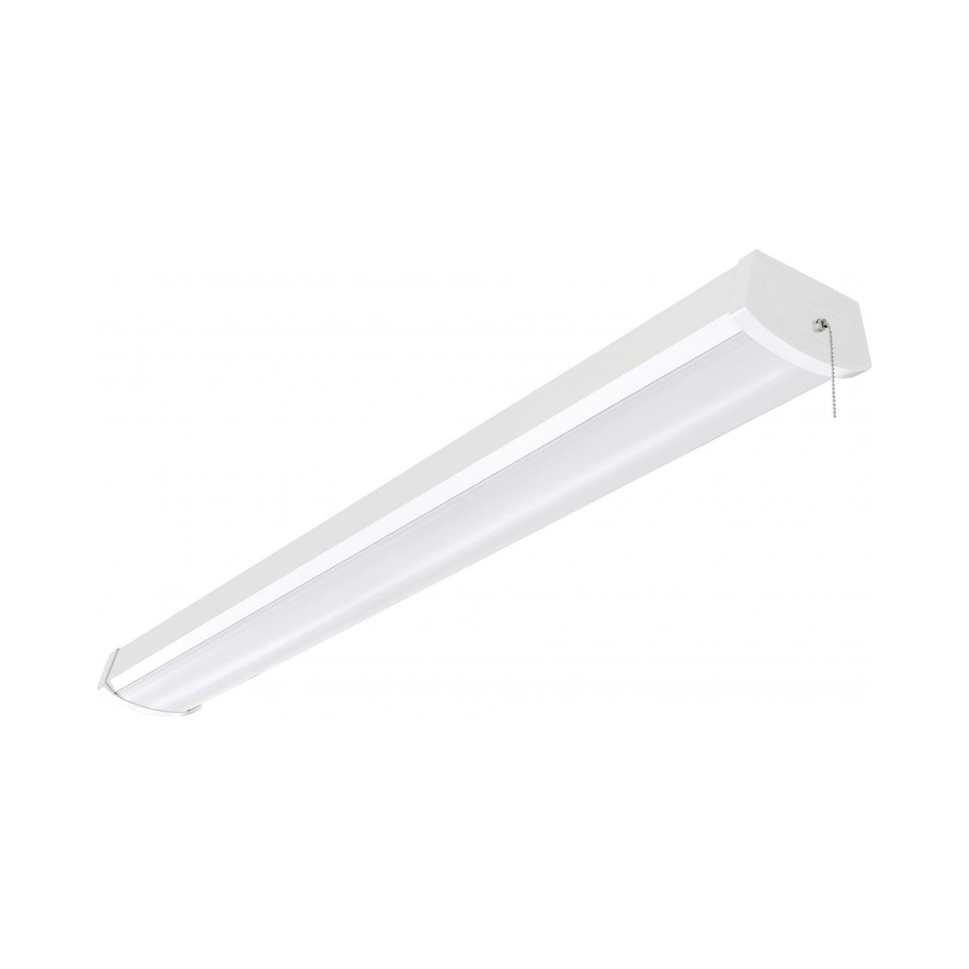 4ft LED Ceiling Wrap Light, 3200 Lumens, 3000K, On/Off Pull Chain, 120V - Bees Lighting