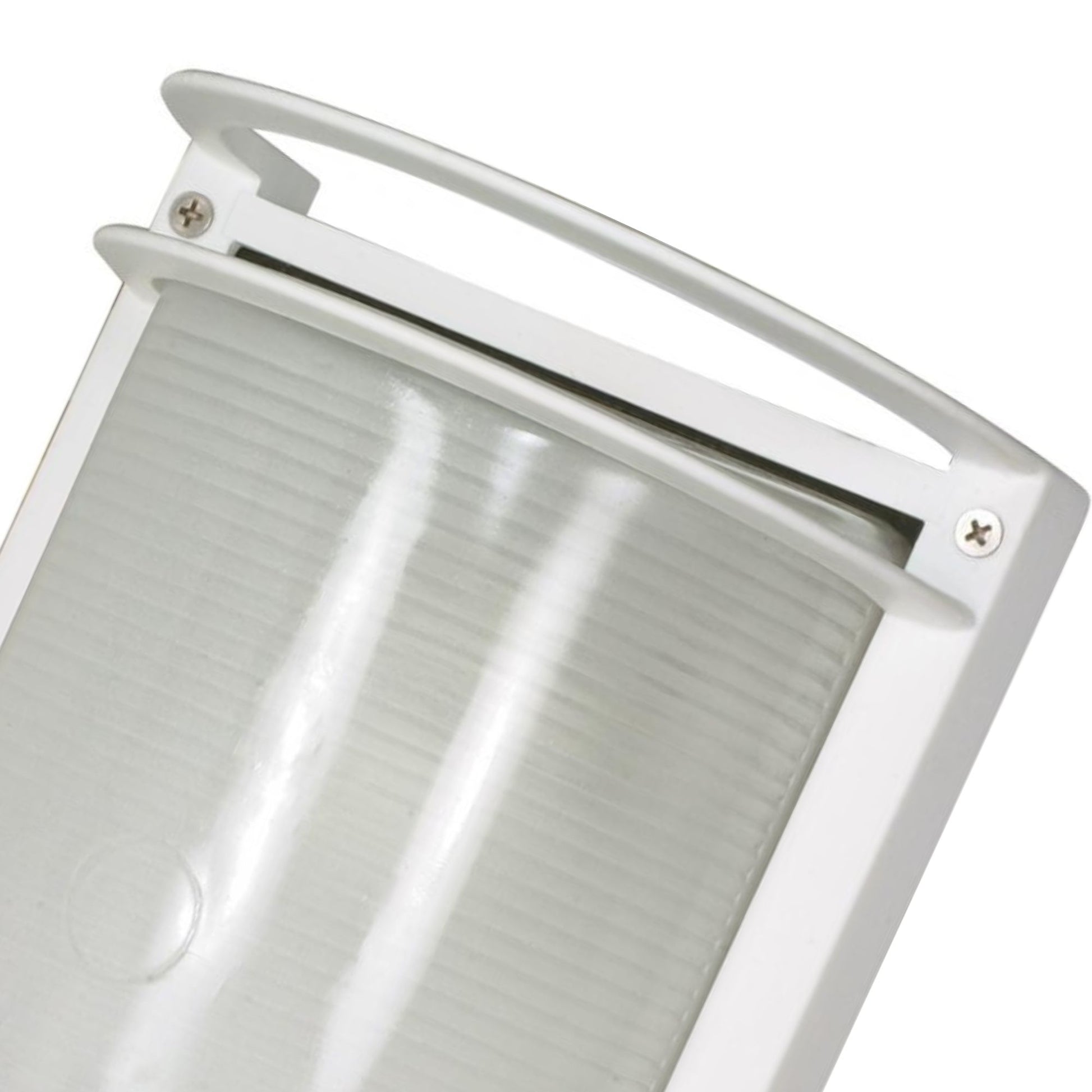 10" Rectangular Bulkhead Lantern, Semi Gloss White - Bees Lighting