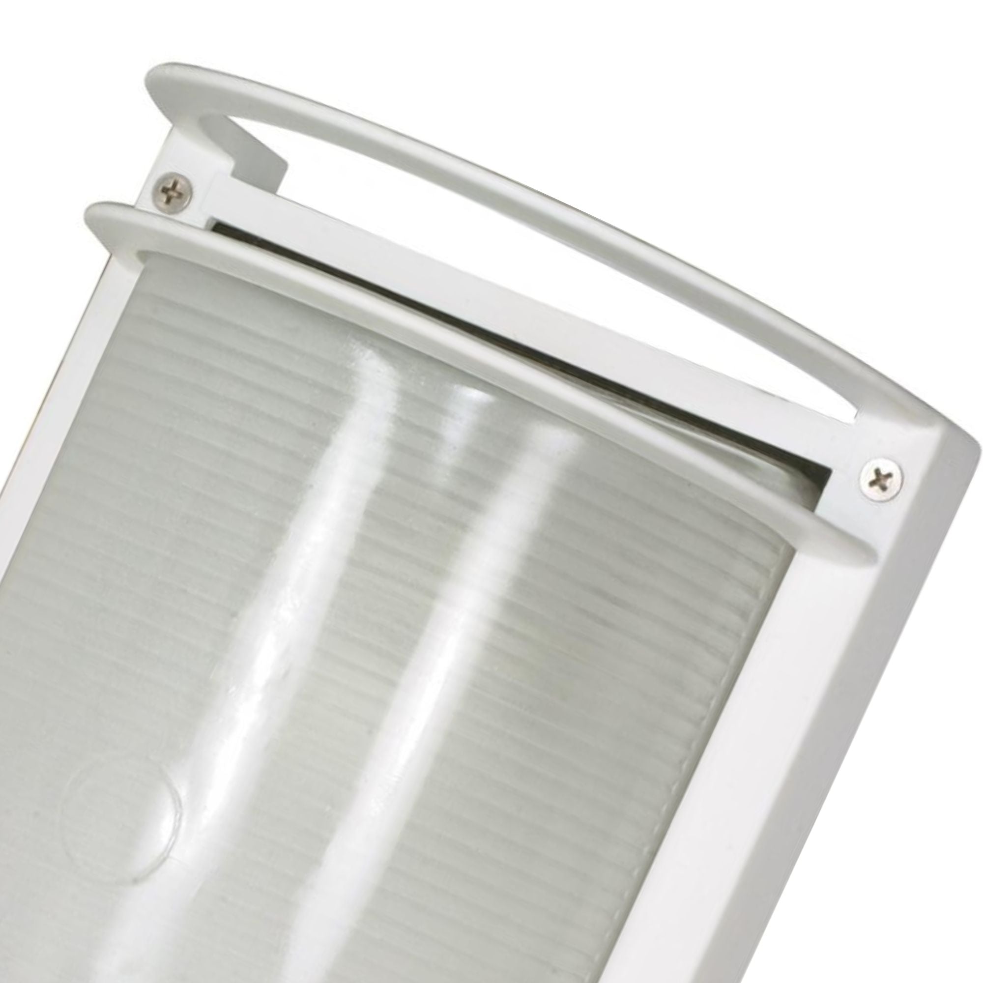 10" Rectangular Bulkhead Lantern, Semi Gloss White - Bees Lighting