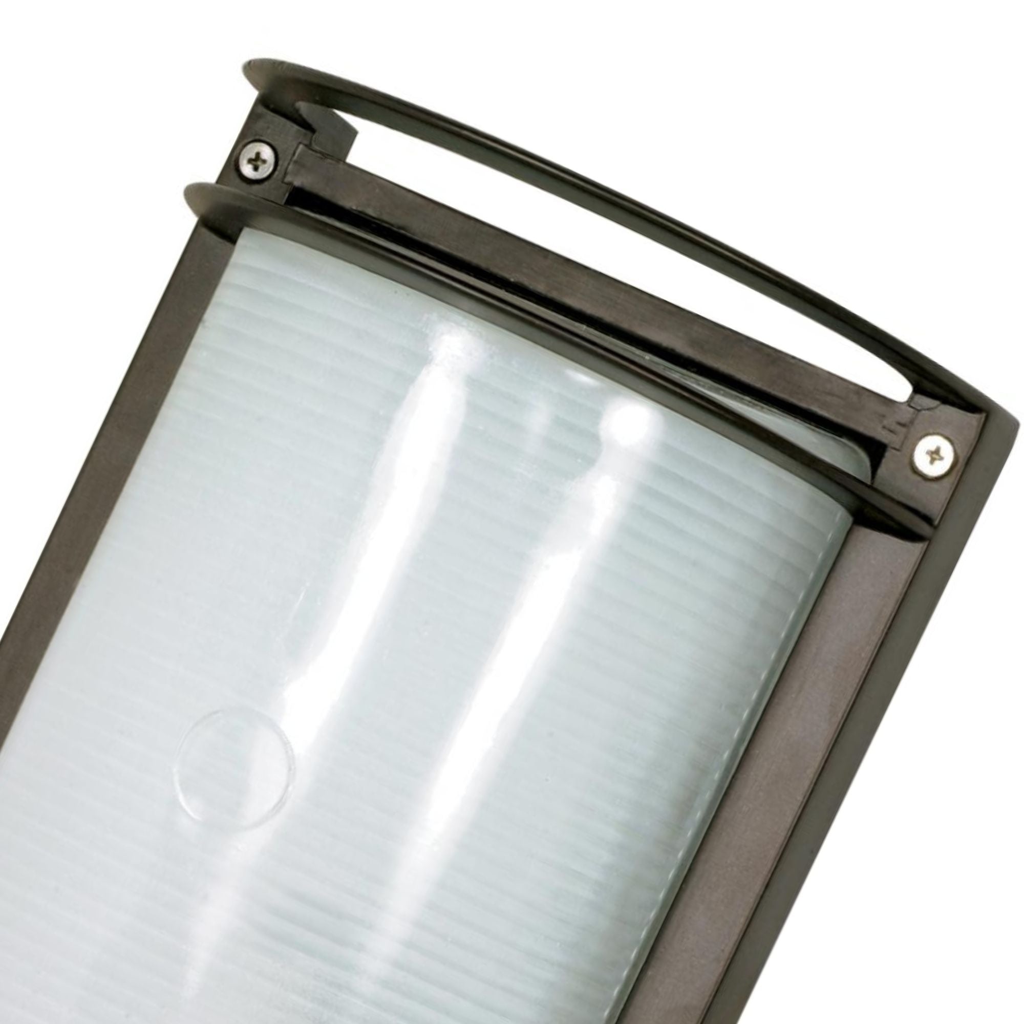 10" Rectangular Bulkhead Lantern, Architectural Bronze - Bees Lighting