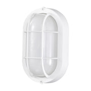 8.5" LED Oval Bulk Head, 800 Lm, 3000K, White