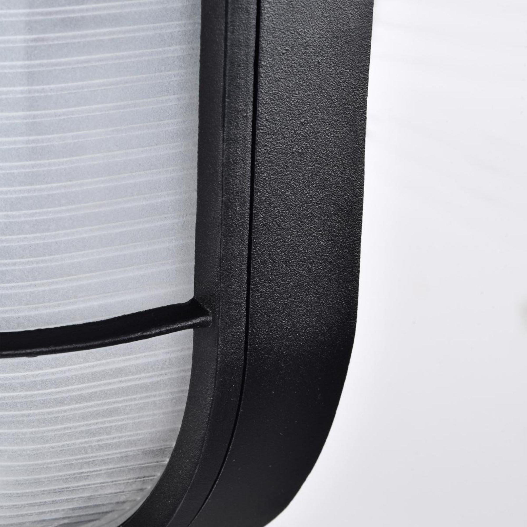 11" LED Oval Bulk Head Light, 1000 Lm, 3000K, Black - Bees Lighting