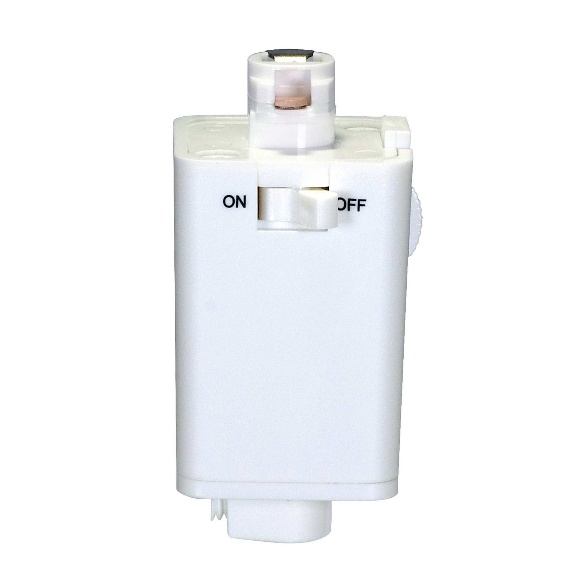 Pendant Track Adapter White Finish