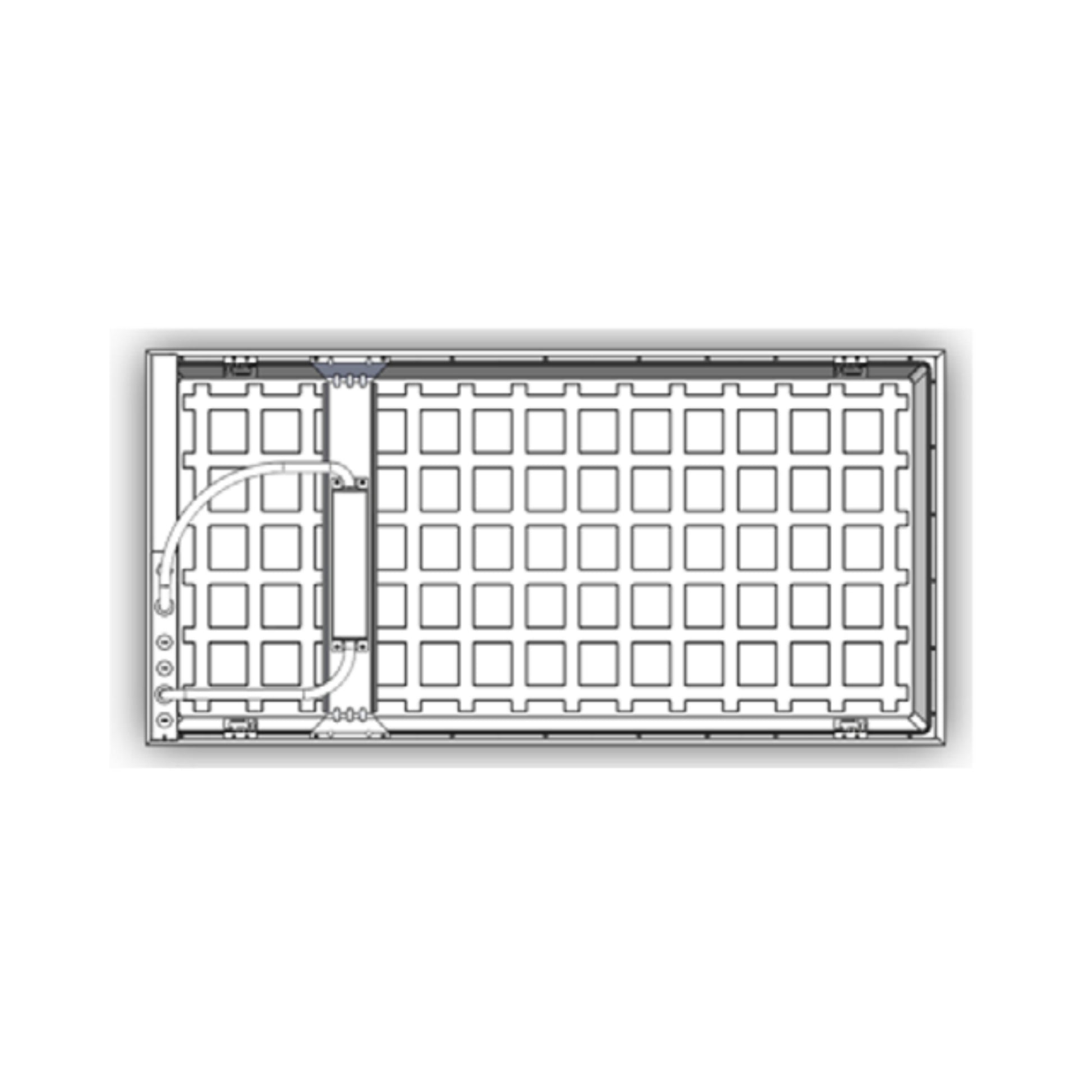 Metal Bridge To Fix Emergency Backups, For 2x2 and 2x4 Panels - Bees Lighting