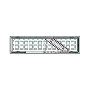 Metal Bridge To Fix Emergency Backups, For 2x4 Panels - Bees Lighting