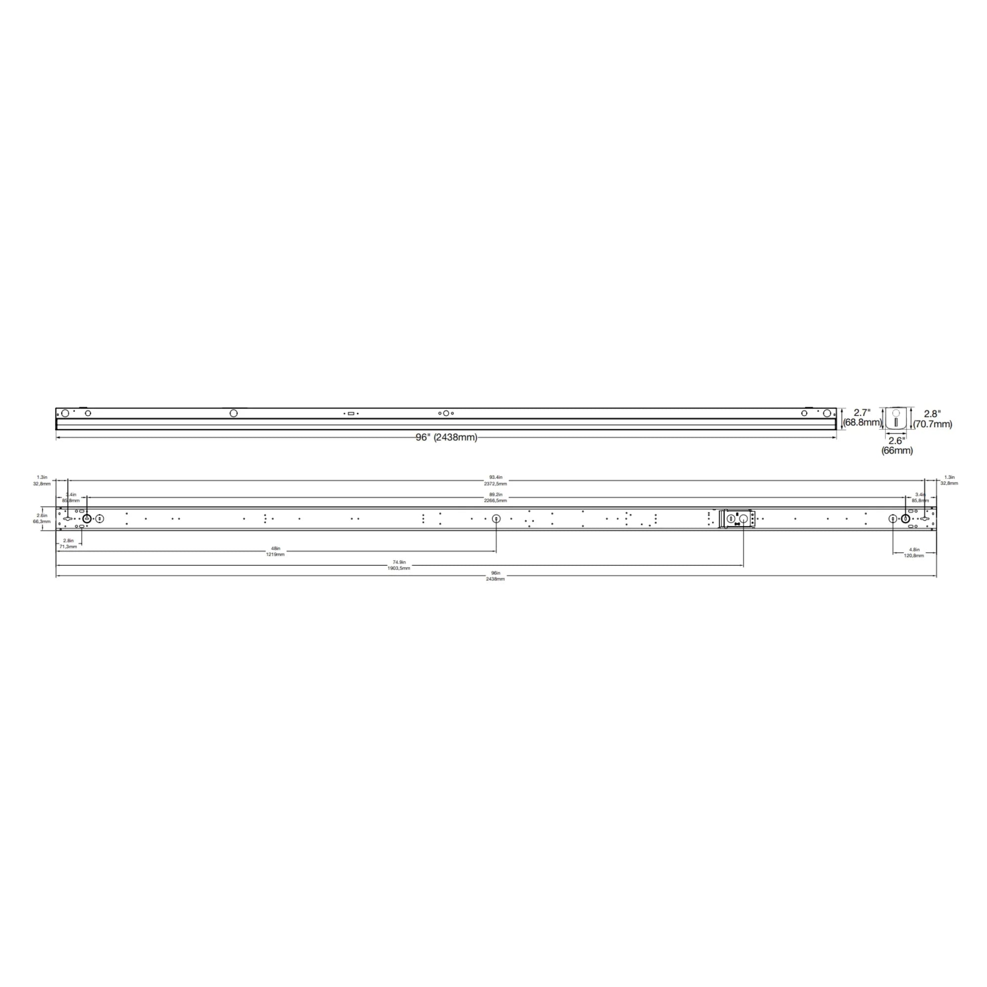 LEDVANCE 63787 Strip Light 100W | DLC 5.1 Listed – Bees Lighting