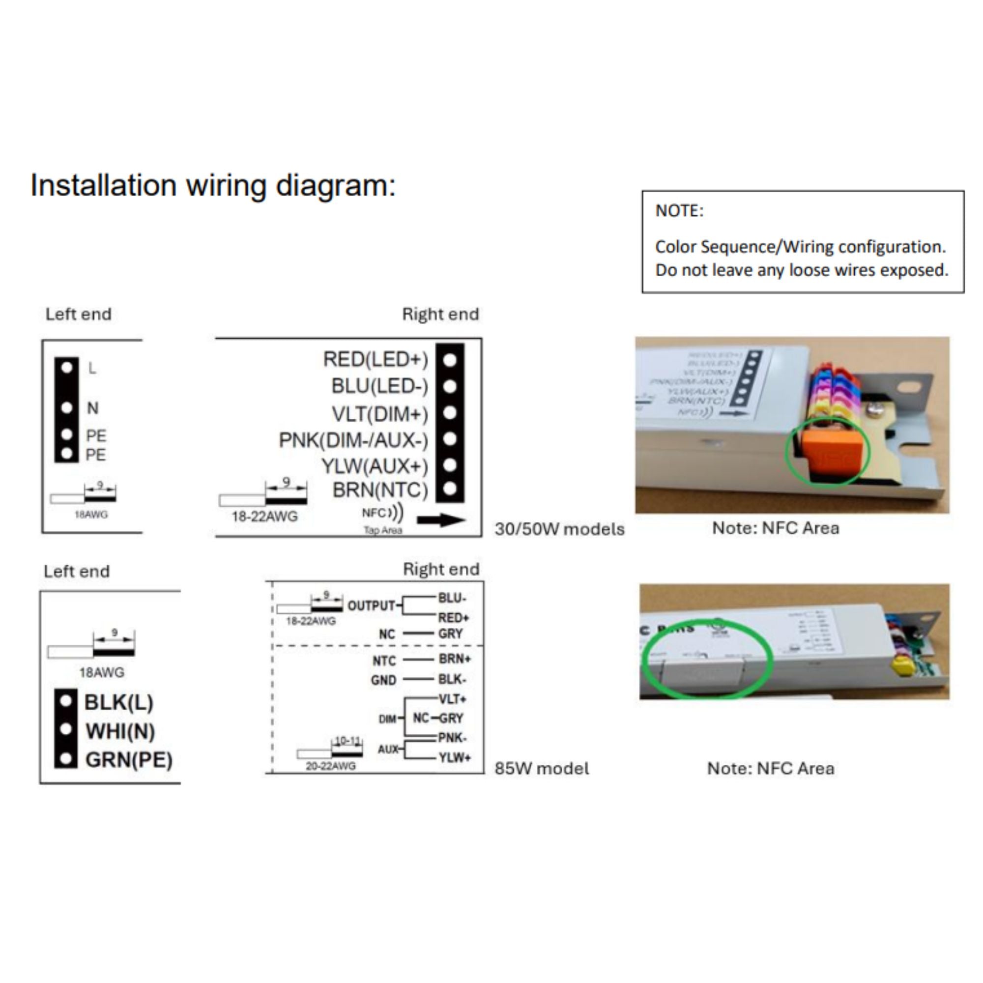 LEDVANCE Sylvania 75898 tapTronic NFC LED Driver 85W Linear 2300mA Programmable 0-10V