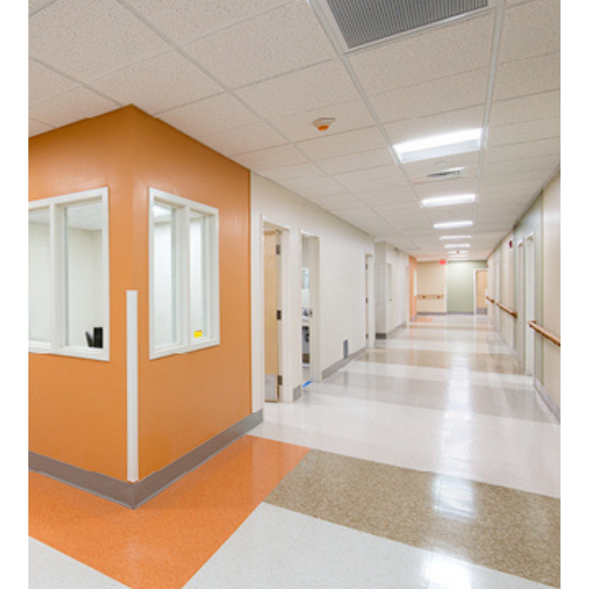 2x4 LED Troffer Light, 8625 Lumens, 69W, 35K/40K/50K, 120-347V, Battery Backup - Bees Lighting