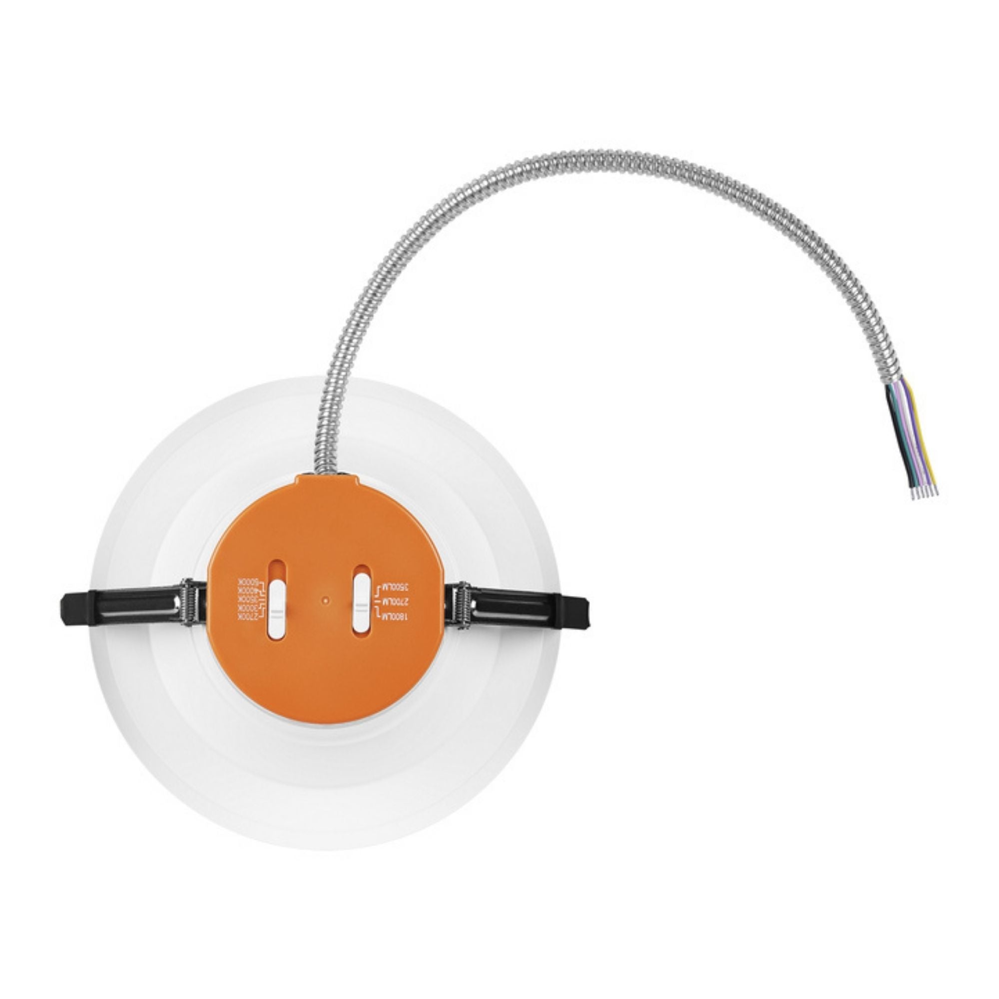 Sylvania 67689 8 in. Open Deep Regressed Downlight 30W 3500 Lumens Selectable CCT 120-277V