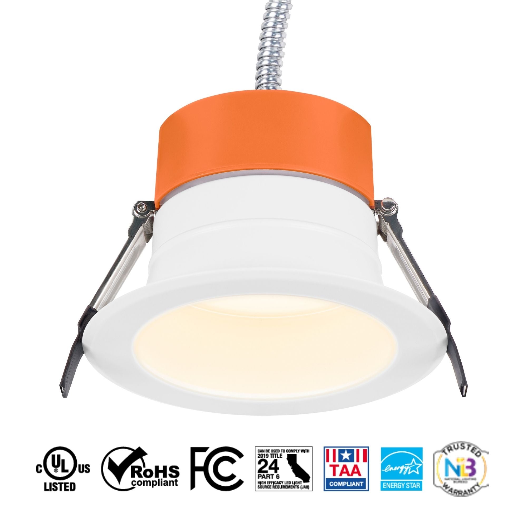 Sylvania 67691 4 in. Open Deep Regressed Downlight 10W 1000 Lumens Selectable CCT 120-347V