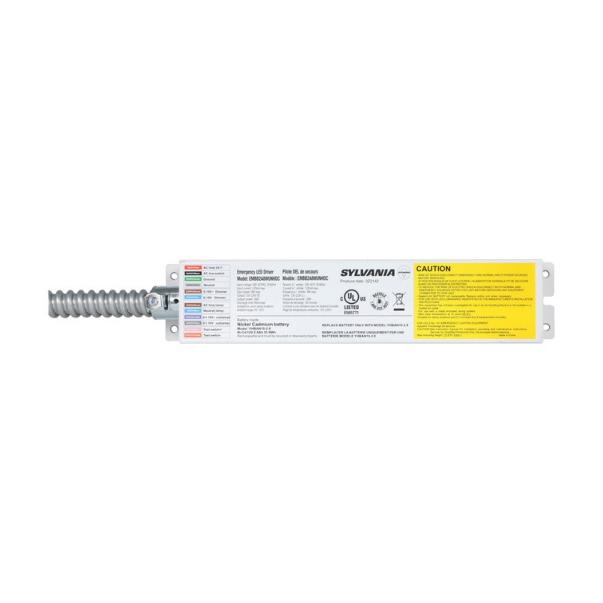 Sylvania 8W Emergency Battery Backup for Downlights - 120-347V