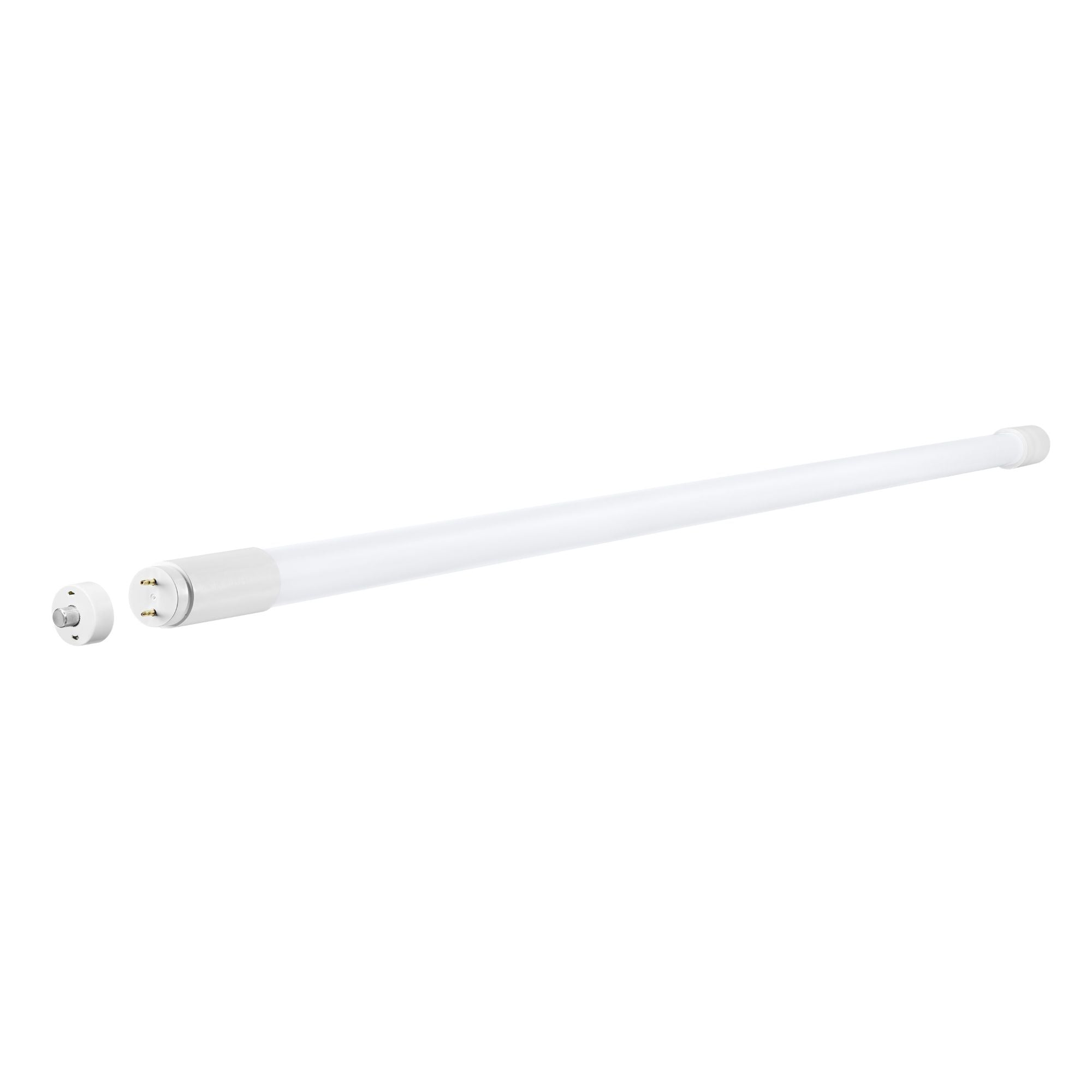 Two-piece 8ft LED T8 Lamp, 36W, 4400lm, 5000K, FA8, Ballast Bypass, Double End