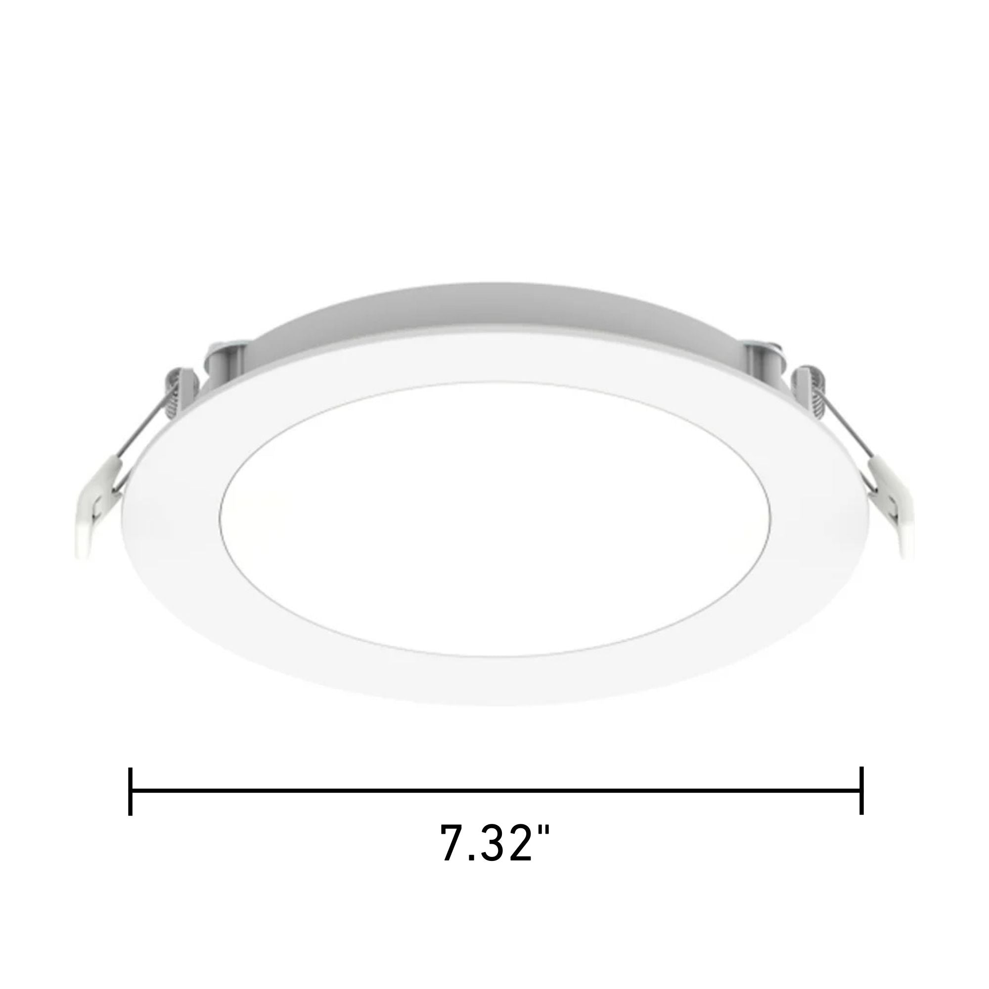 Microdisk 6" LED Canless Downlight, 800 Lumens, 5-CCT, 120V