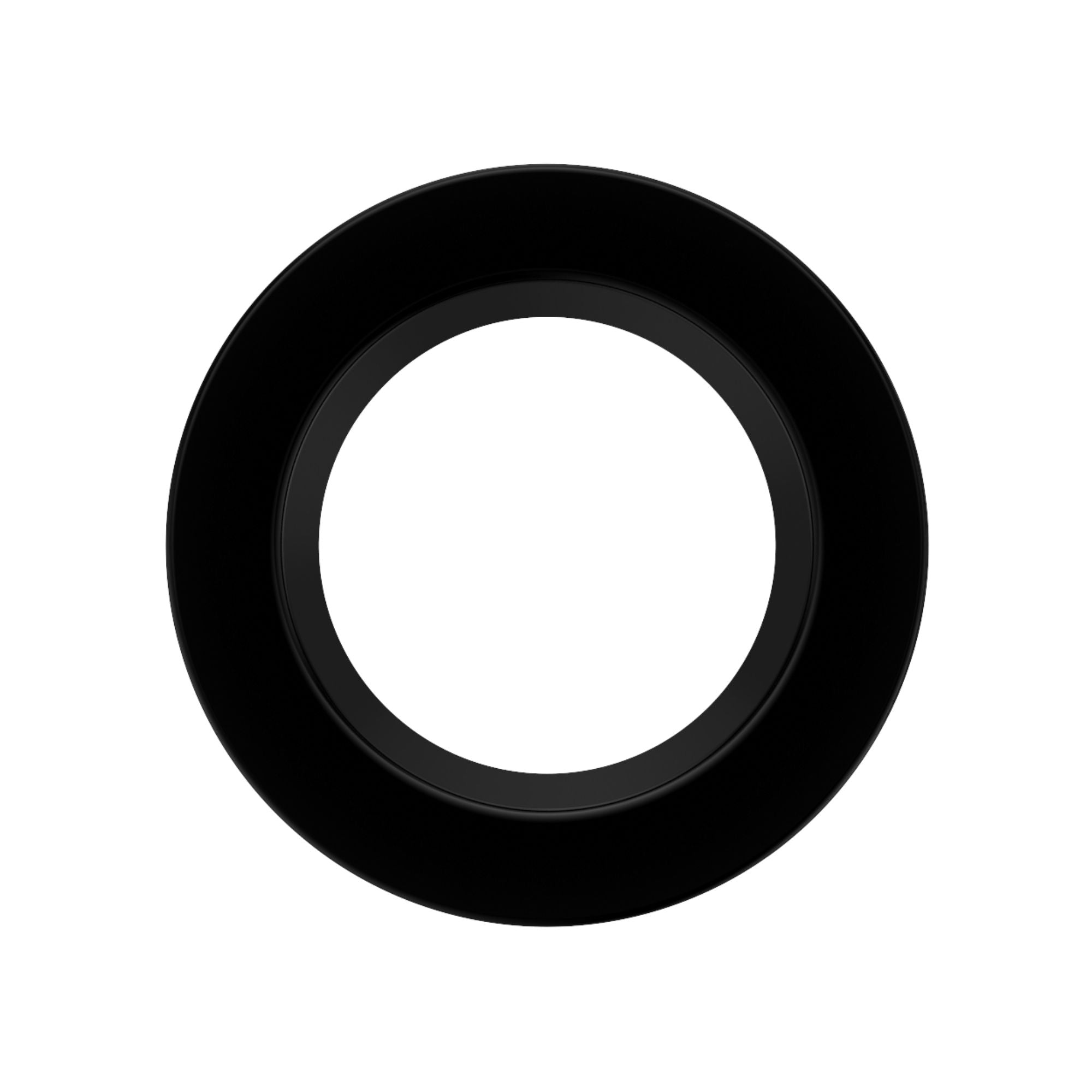 Sylvania 4 in. Open Deep Regressed Trim Ring Black