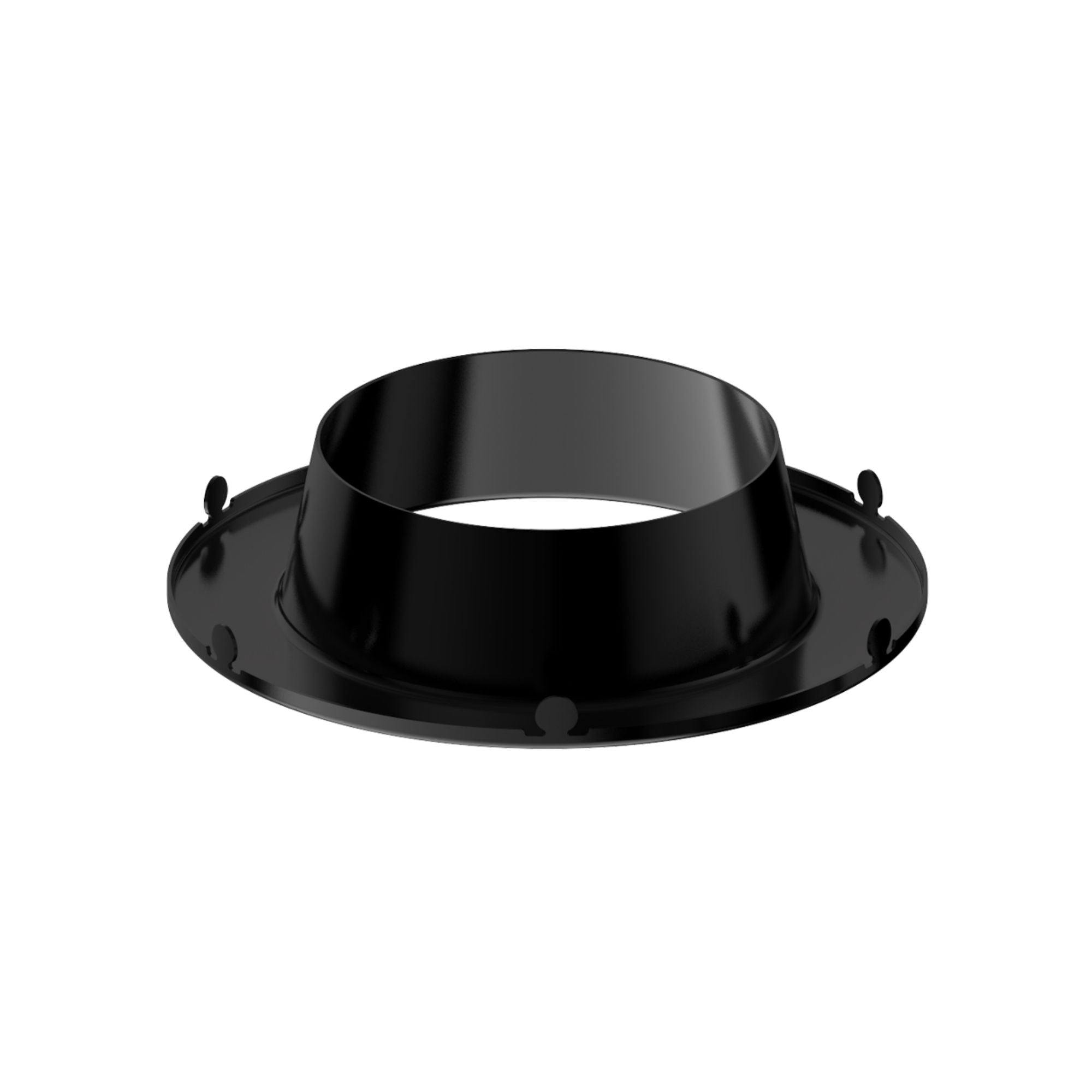 Sylvania 4 in. Open Deep Regressed Trim Ring Black