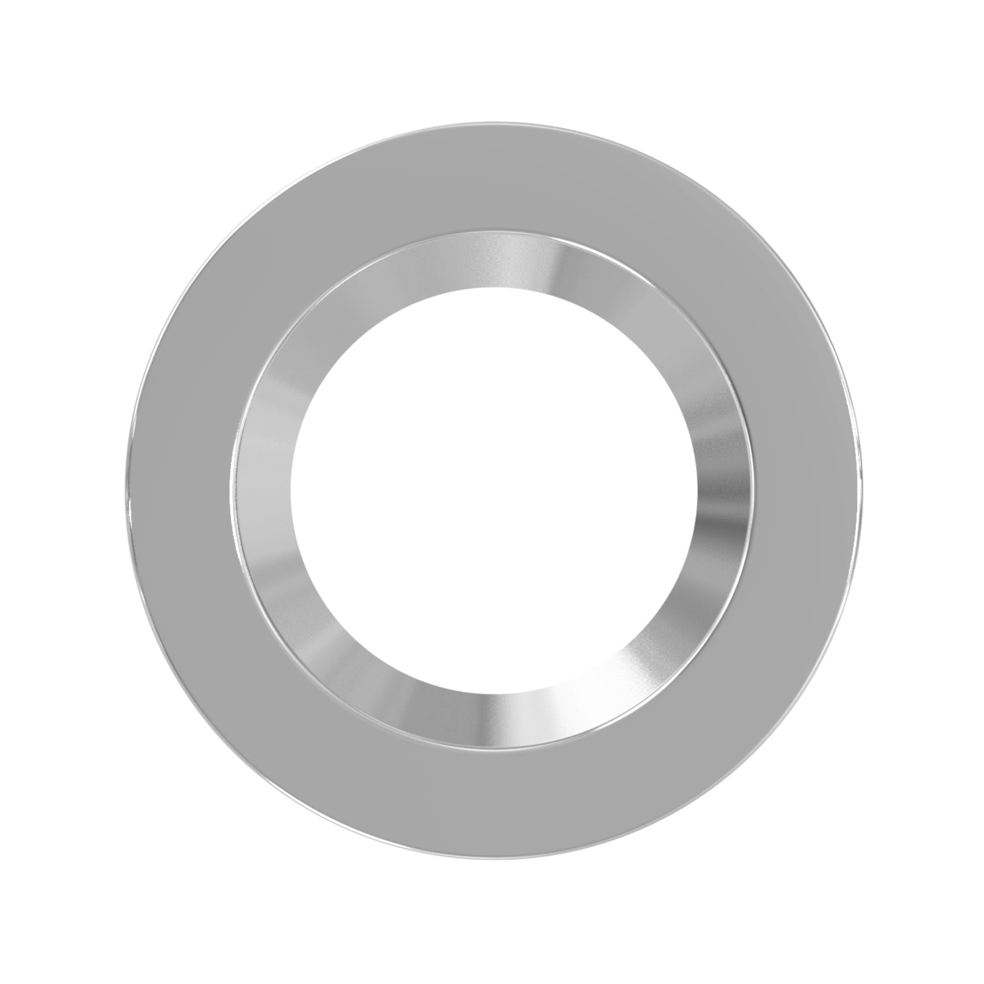Sylvania 6 in. Open Deep Regressed Trim Ring Satin Nickel