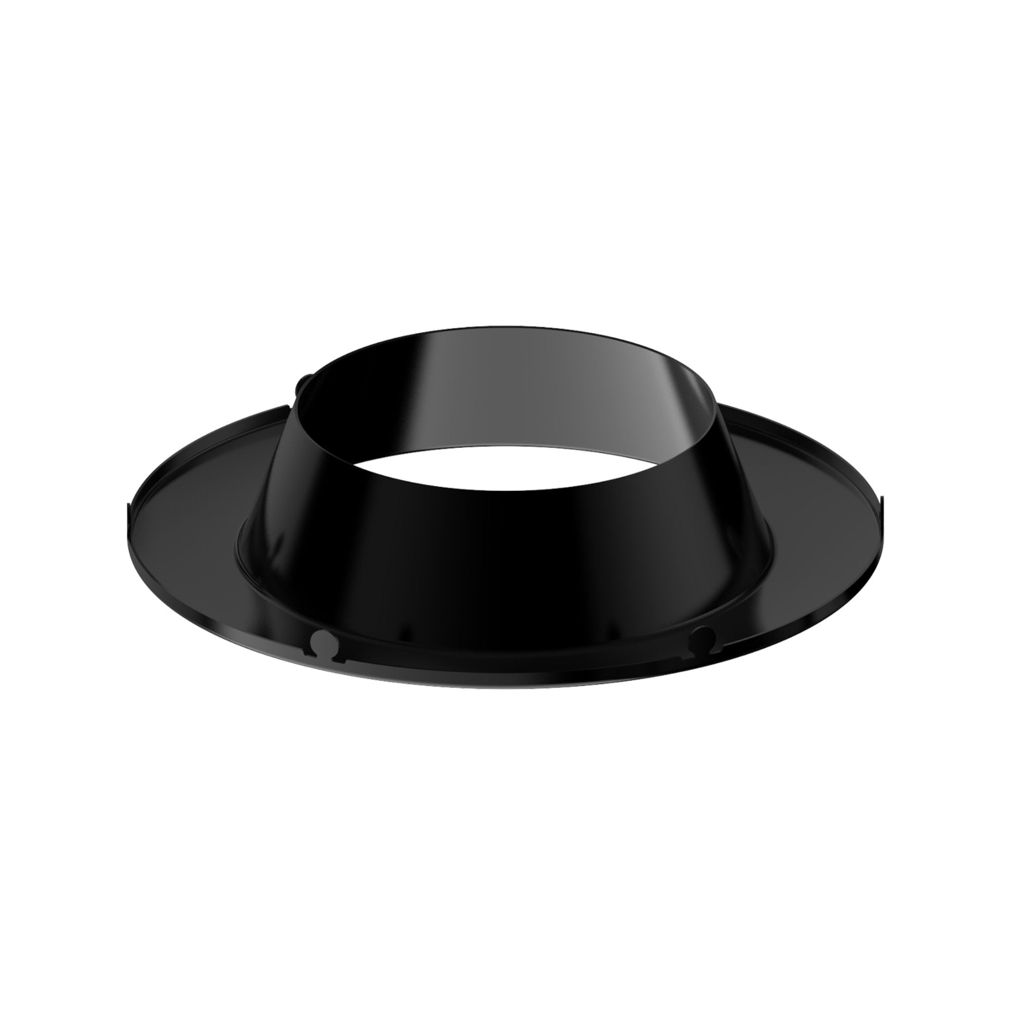 Sylvania 6 in. Open Deep Regressed Trim Ring Black