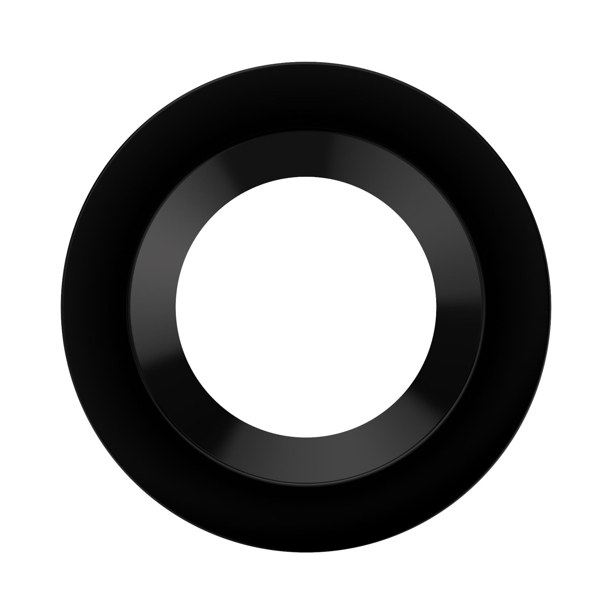 Sylvania 8 in. Open Deep Regressed Trim Ring Black