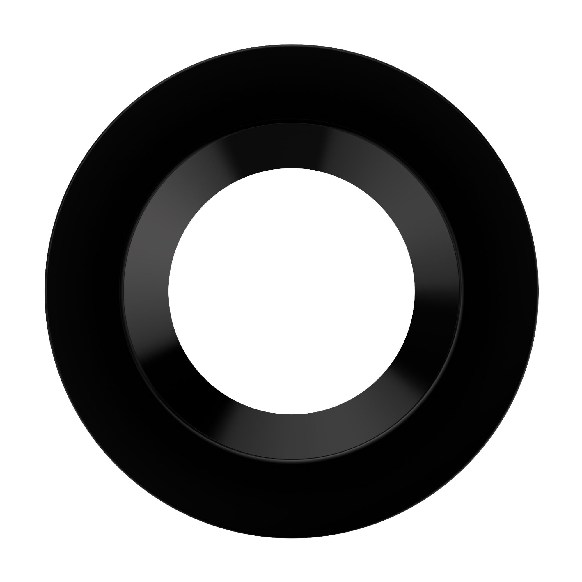 Sylvania 10 in. Open Deep Regressed Trim Ring Black