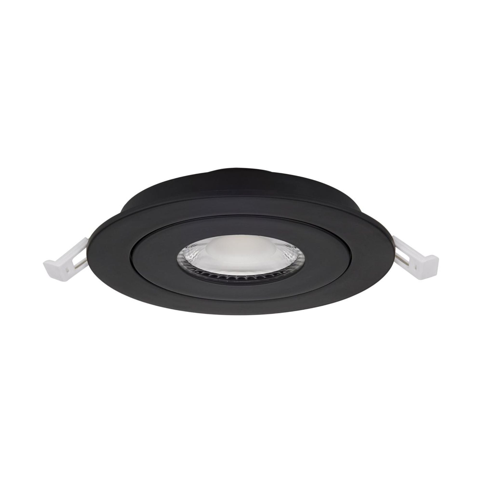 4" Gimbal LED Downlight, 600 Lumens, Selectable CCT, Black Finish