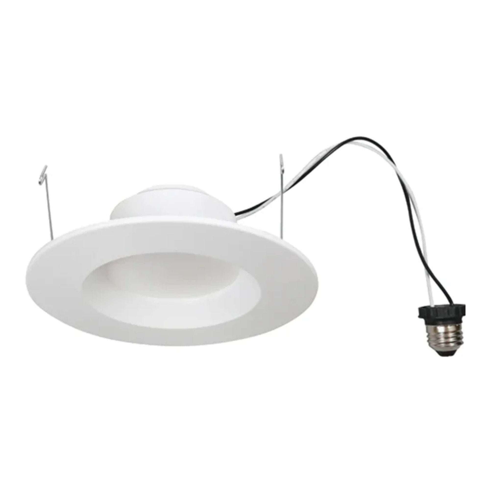 5/6'' Recessed LED Can Light, 700 Lm, 3000K, Smooth White Trim