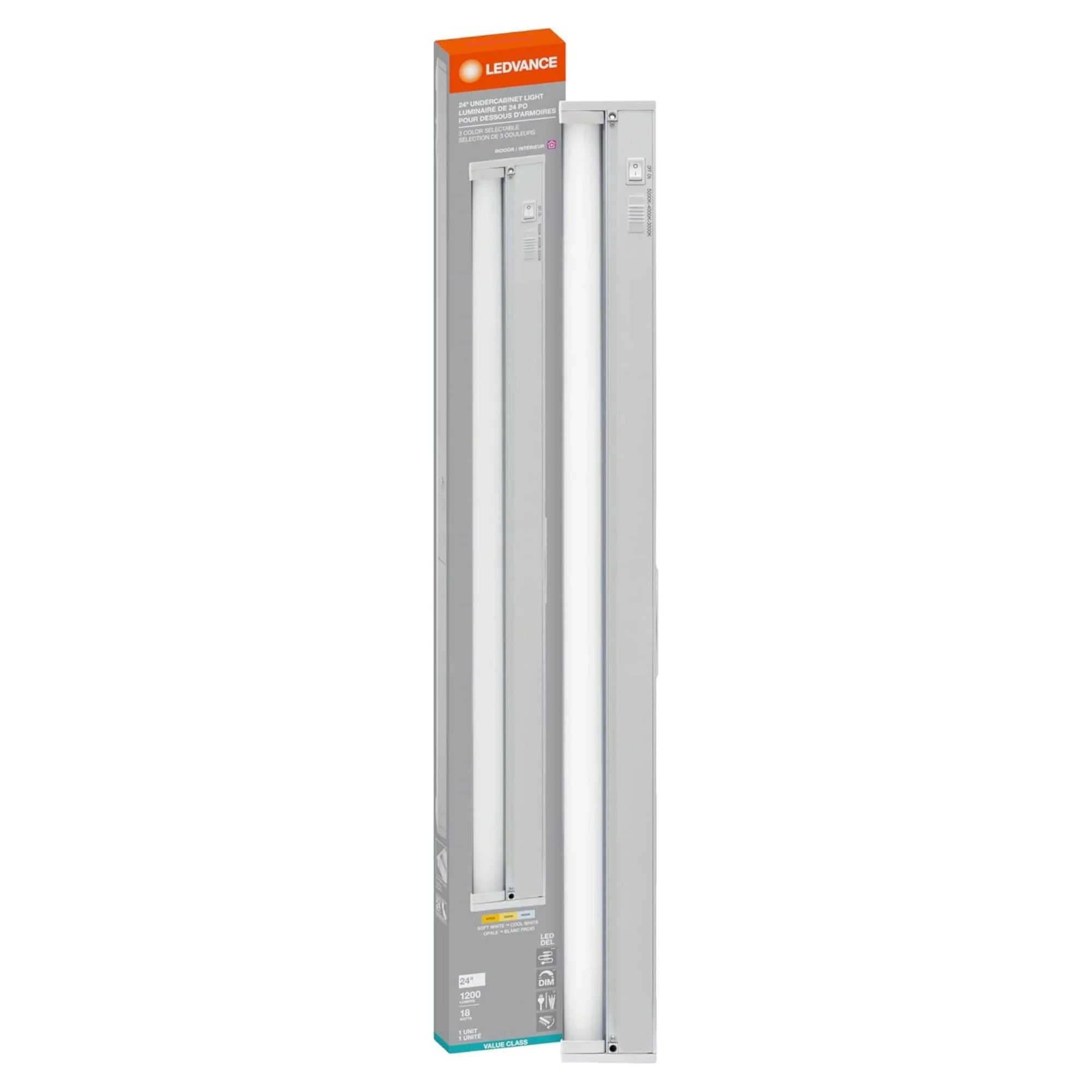 Sylvania 62443 24 in. White Under Cabinet Light | Selectable CCT