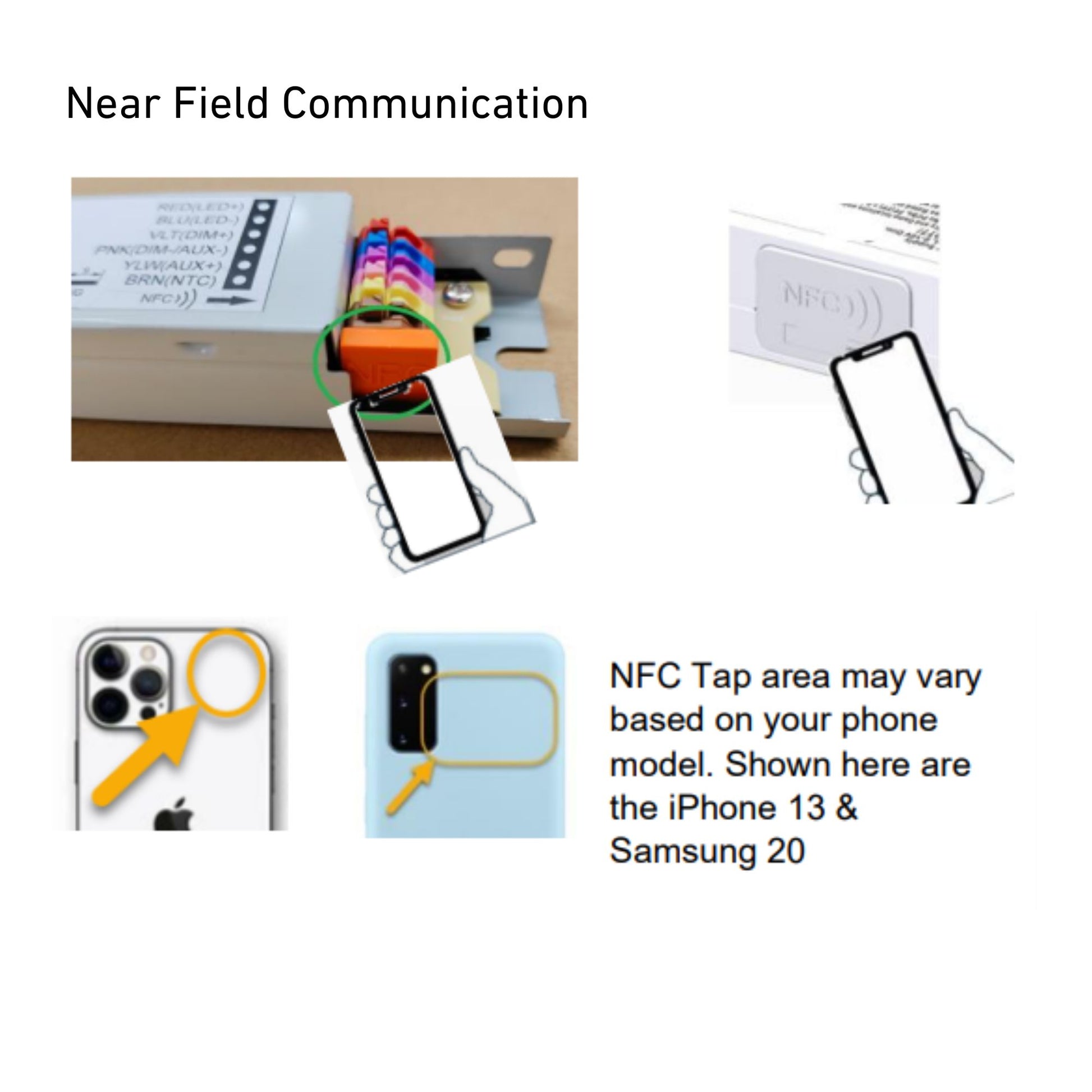tapTronic Linear NFC 2-Channel LED Driver, 55W, 140-1400mA, 5-88 VDC, 120-347V - Bees Lighting