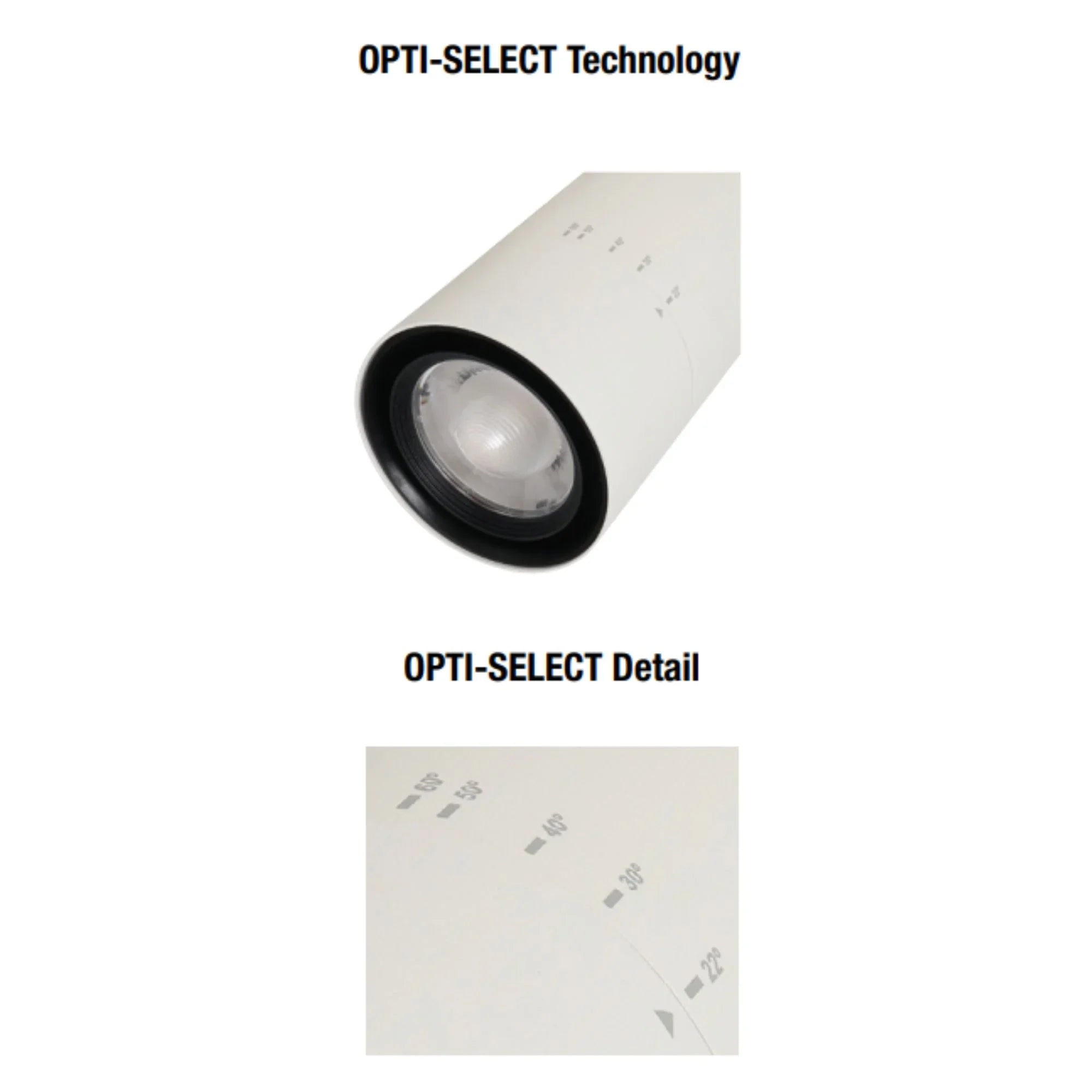 LEDVANCE Opti-Select Track Head, H-Type, Black, Selectable CCT, 1100 Lumens, Adjustable Beam Angle