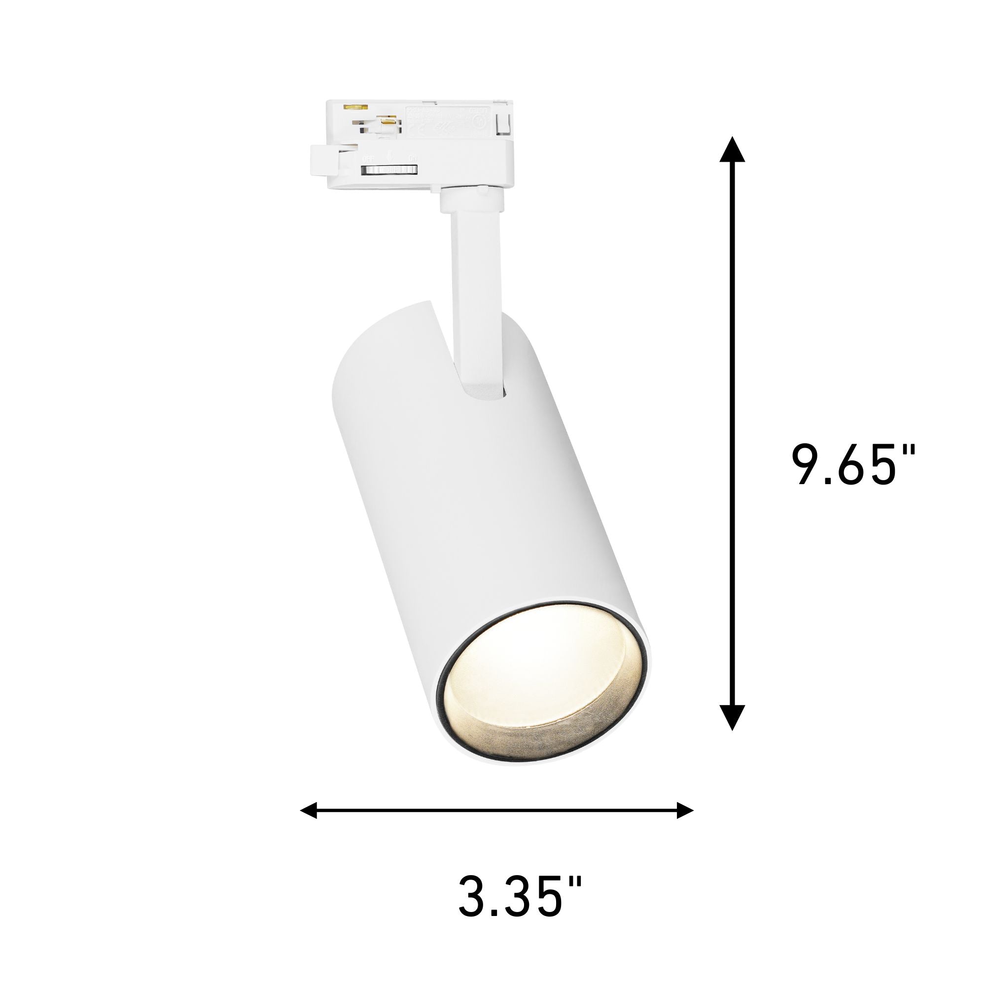 Sylvania 15W LED Track Head, 1000 Lumens, 4CCT, 20°- 52°, Halo, White