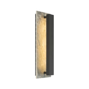 The Great Outdoors Avenelle 18.75" Outdoor Wall Sconce, Sand Coal Black & Grey