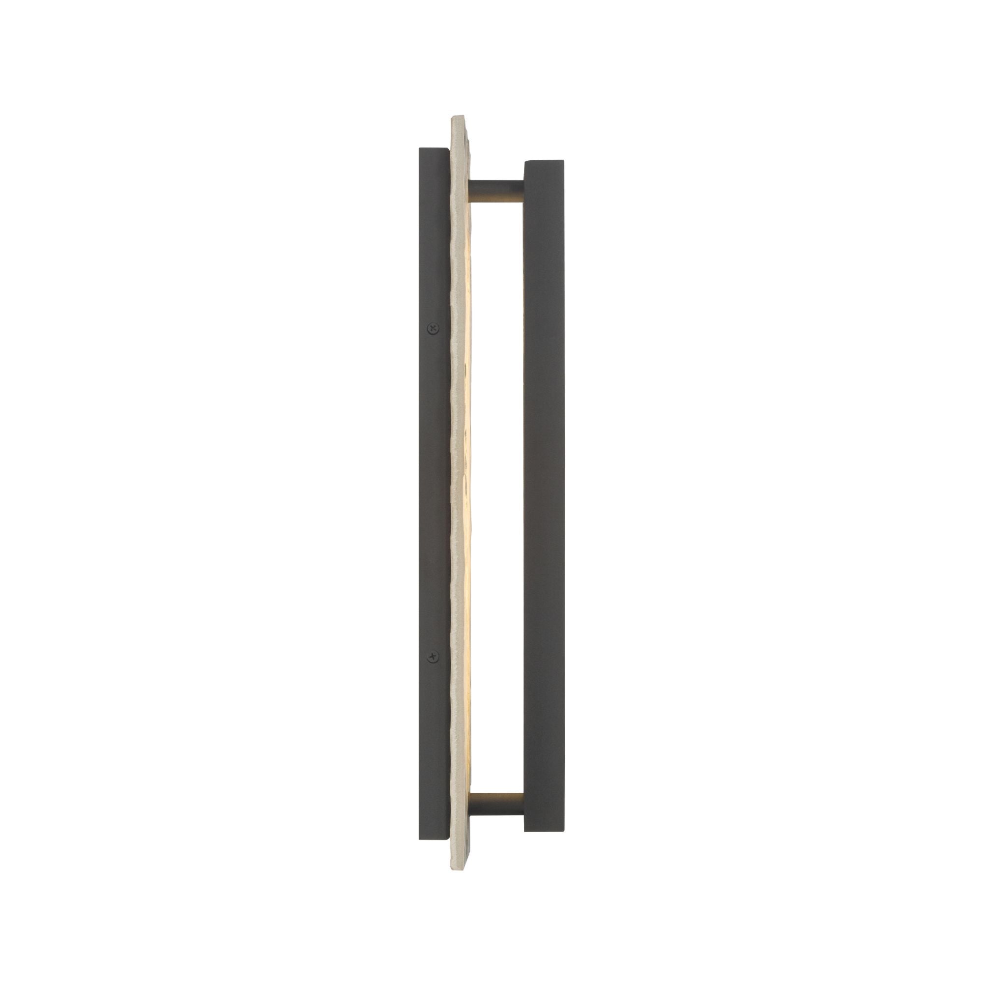 The Great Outdoors Avenelle 18.75" Outdoor Wall Sconce, Sand Coal Black & Grey