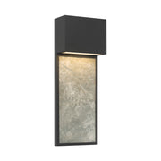 The Great Outdoors Norrin LED Outdoor Wall Sconce, Sand Coal Black & Grey