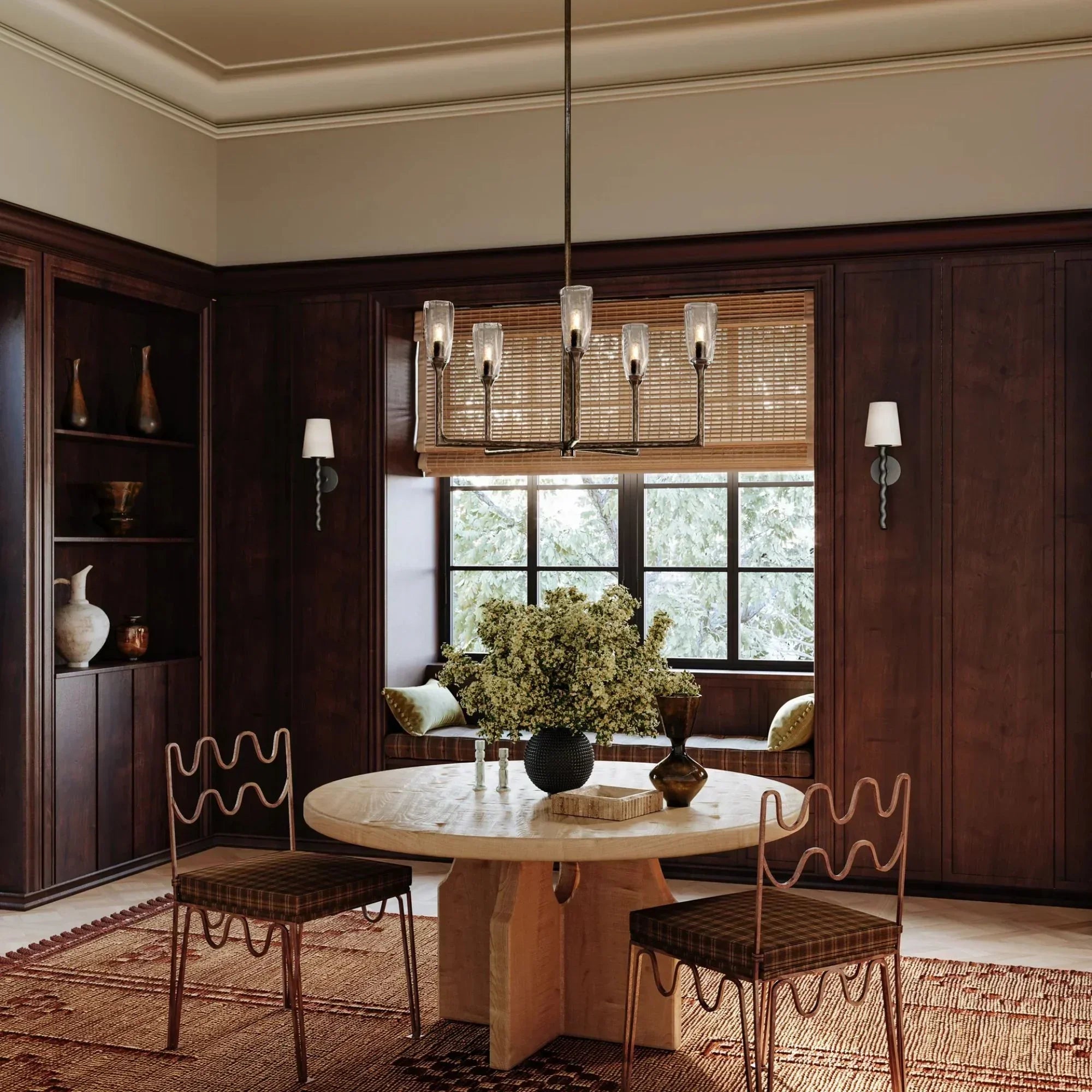 Alvaro 19" Wall Sconce, Textured Black Finish